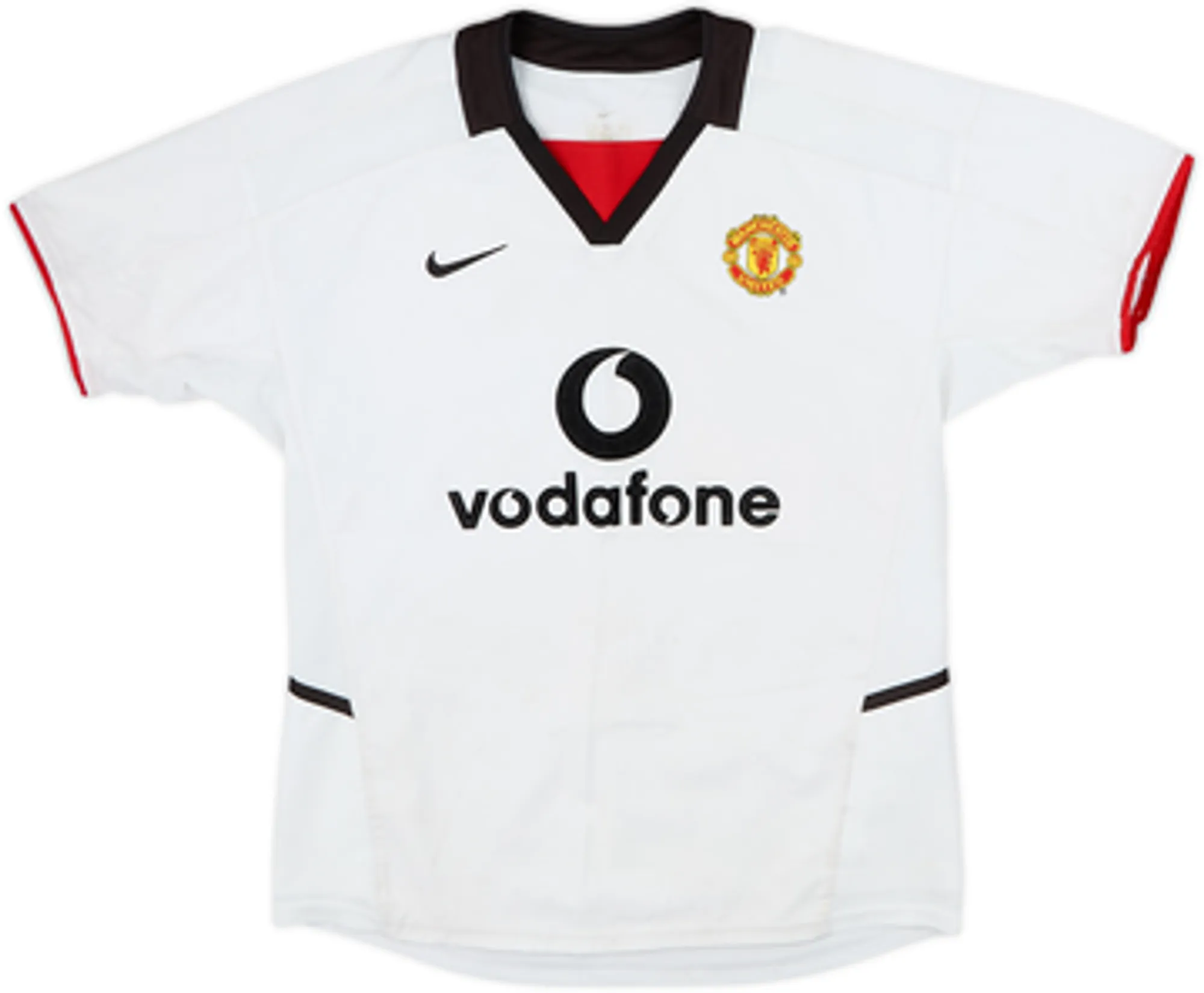 2002-03 Manchester United Away Shirt Ferdinand #6 - 6/10 - (M.Boys)