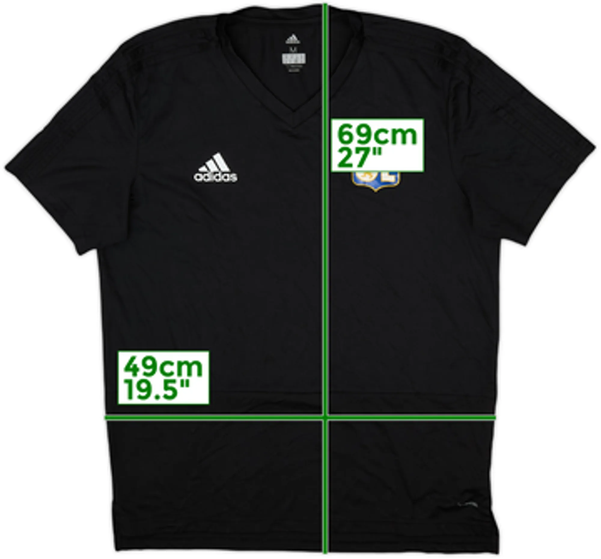 2017-18 Lyon adidas Training Shirt - 6/10 - (M)