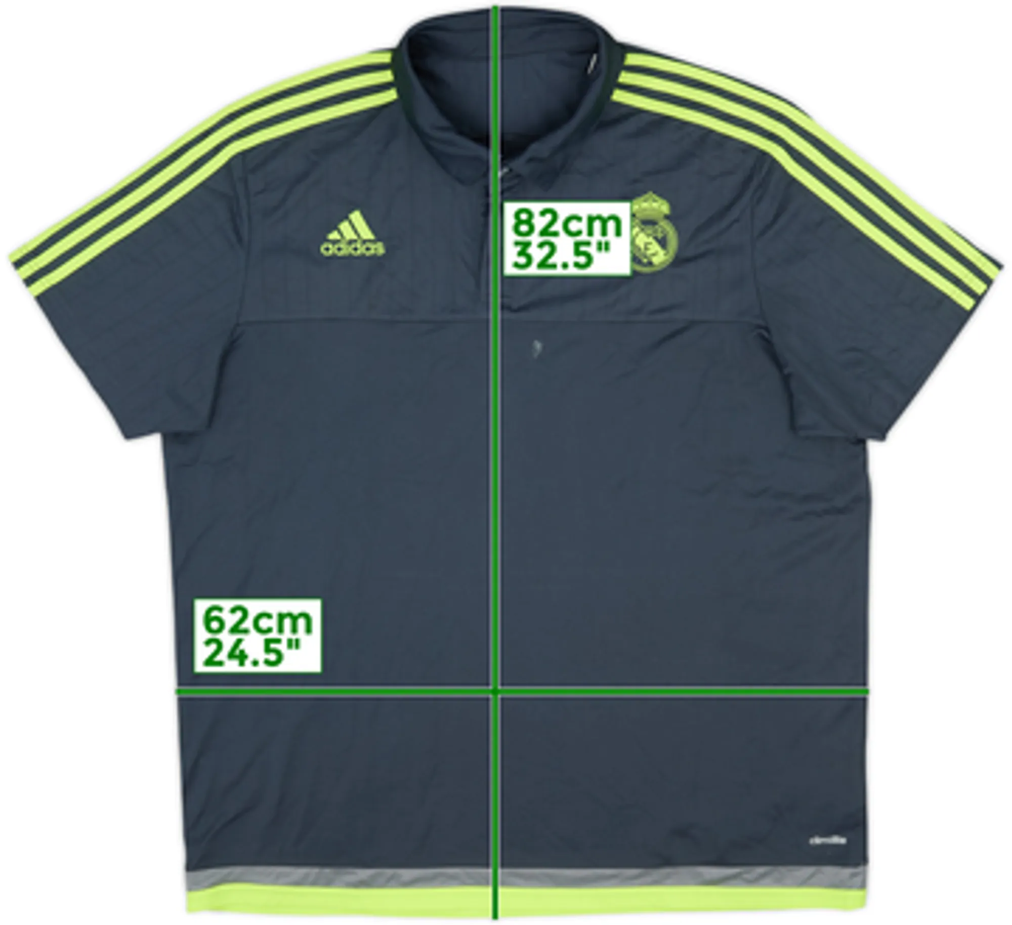 2015-16 Real Madrid adidas Polo Shirt - 7/10 - (XXL)