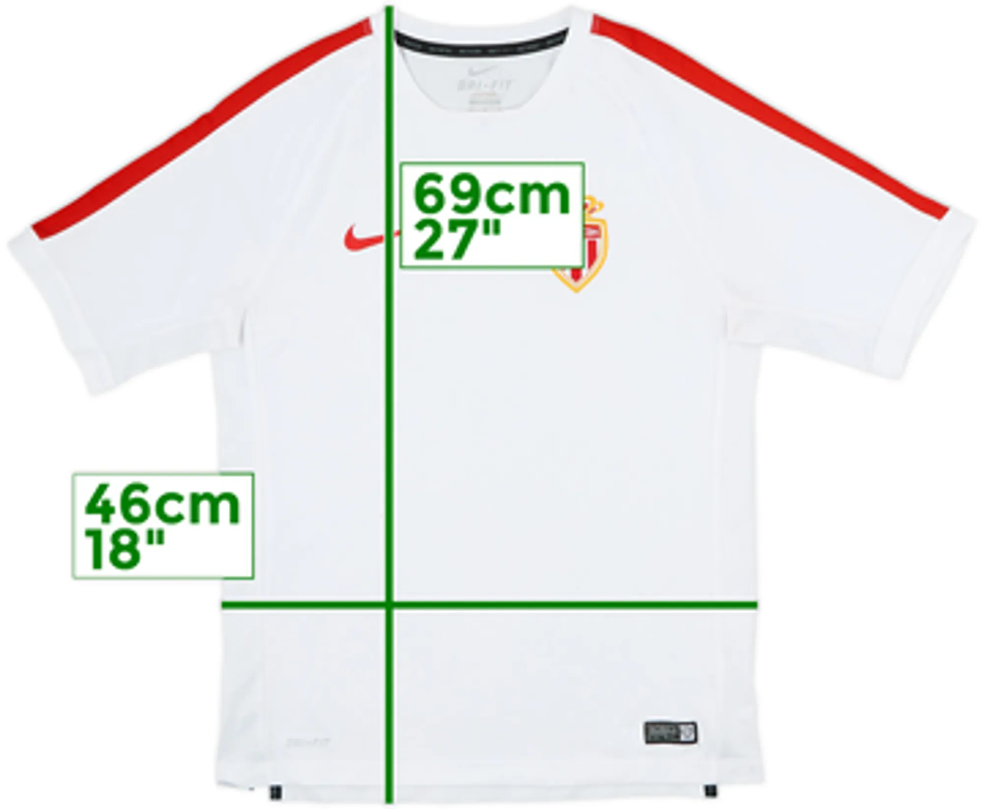 2014-15 Monaco Nike Training Shirt - 6/10 - (M)