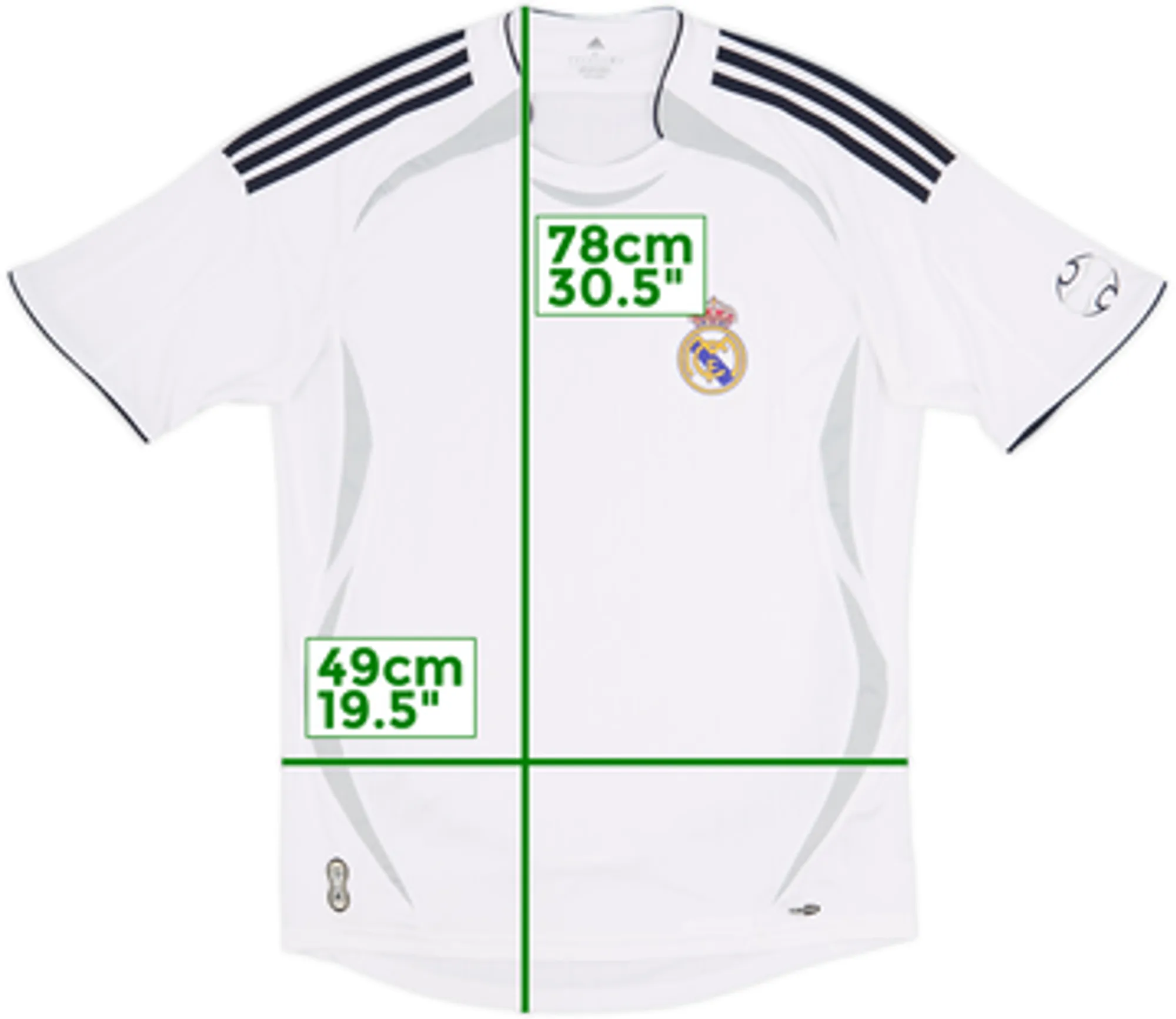 2021-22 Real Madrid adidas Teamgeist Training Shirt - 8/10 - (S)