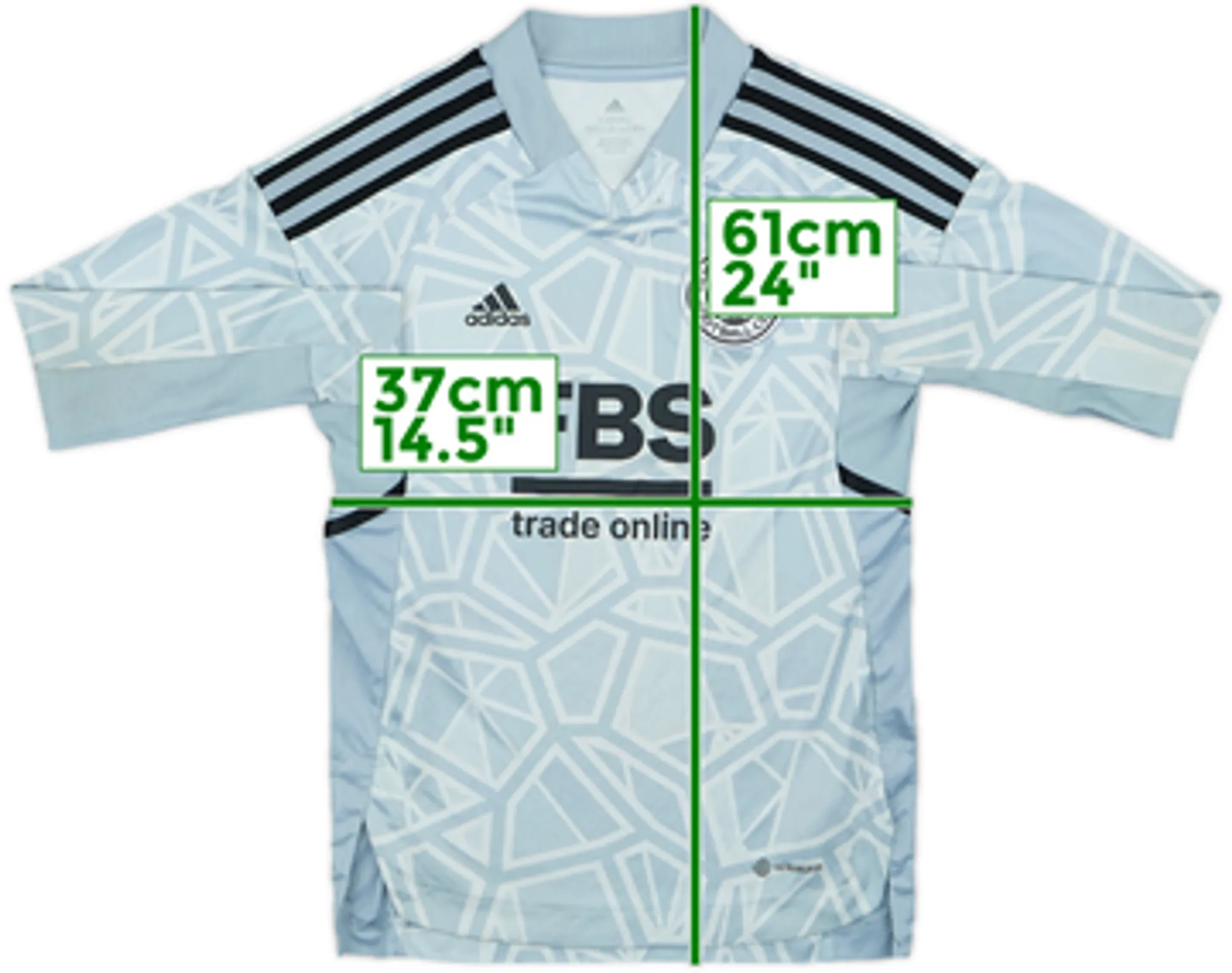 2022-23 Leeds United GK Shirt - 9/10 - (M.Boys)