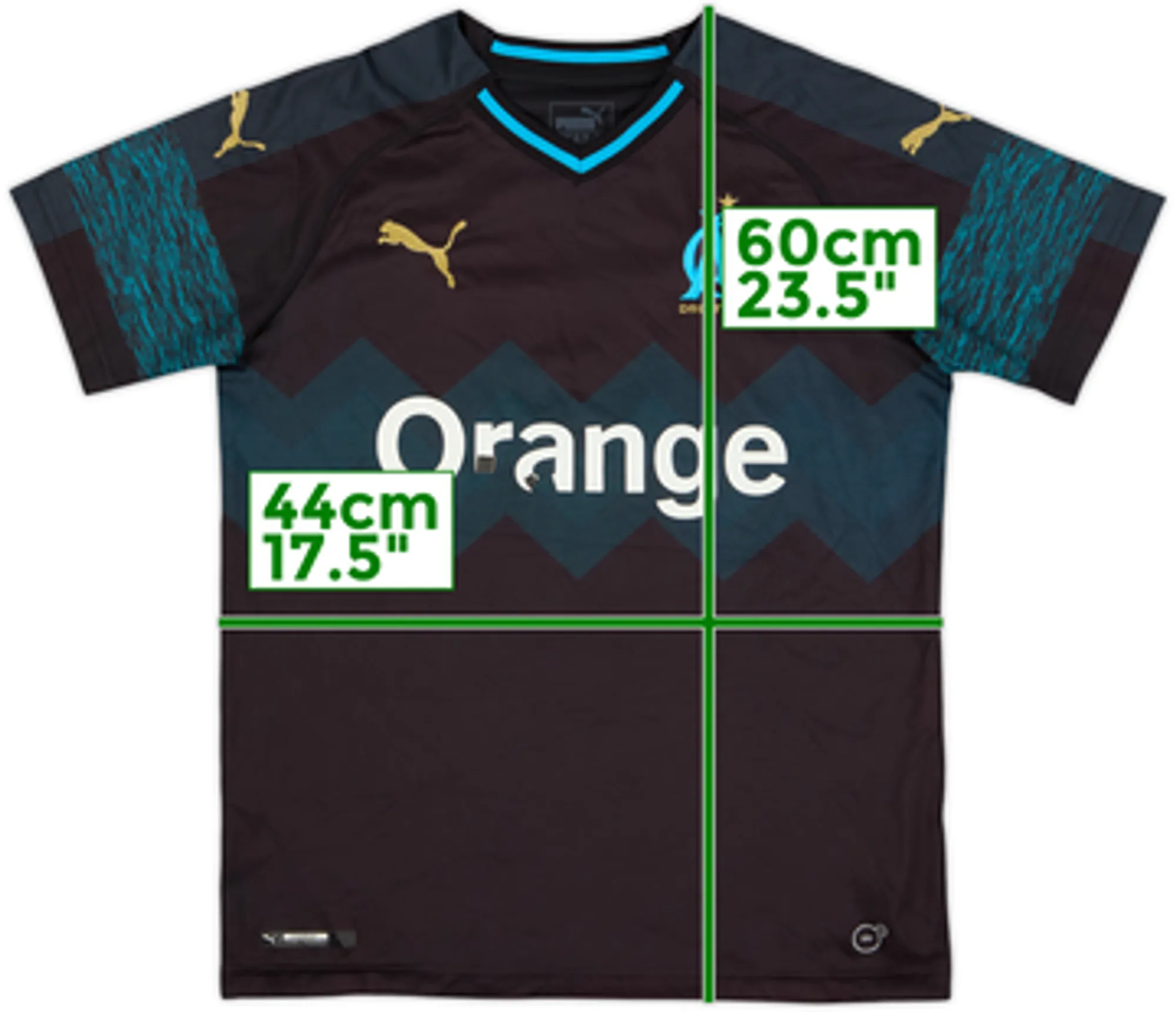 2018-19 Olympique Marseille Away Shirt - 5/10 - (L.Boys)