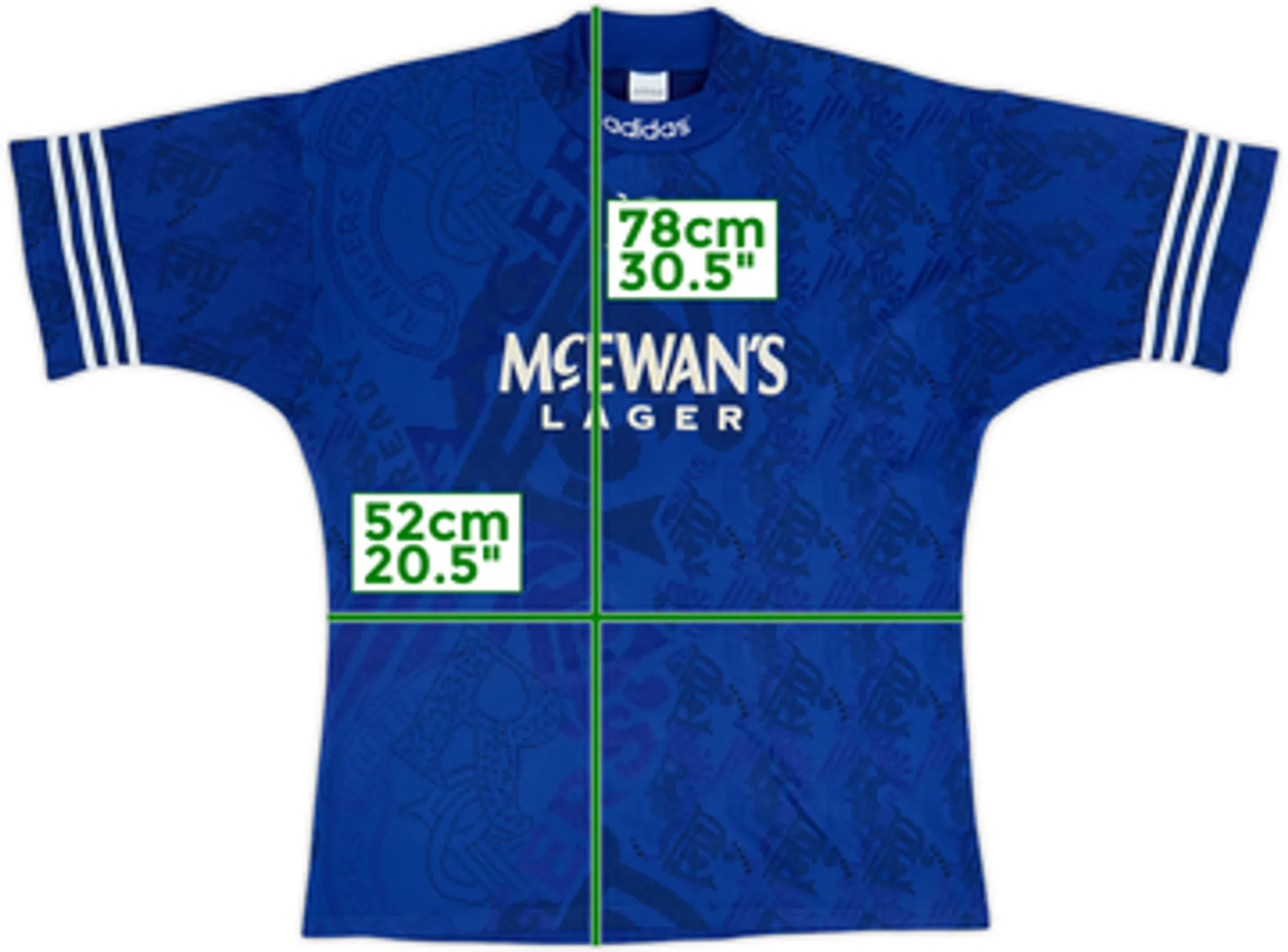 1994-96 Rangers Home Shirt - 9/10 - (L)