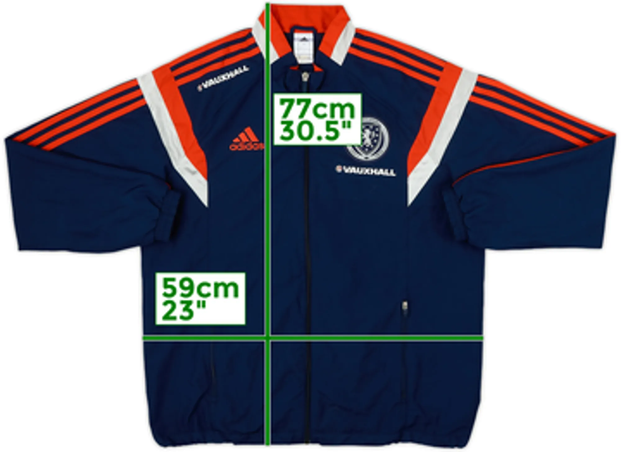 2013-14 Scotland adidas Track Jacket - 8/10 - (L)
