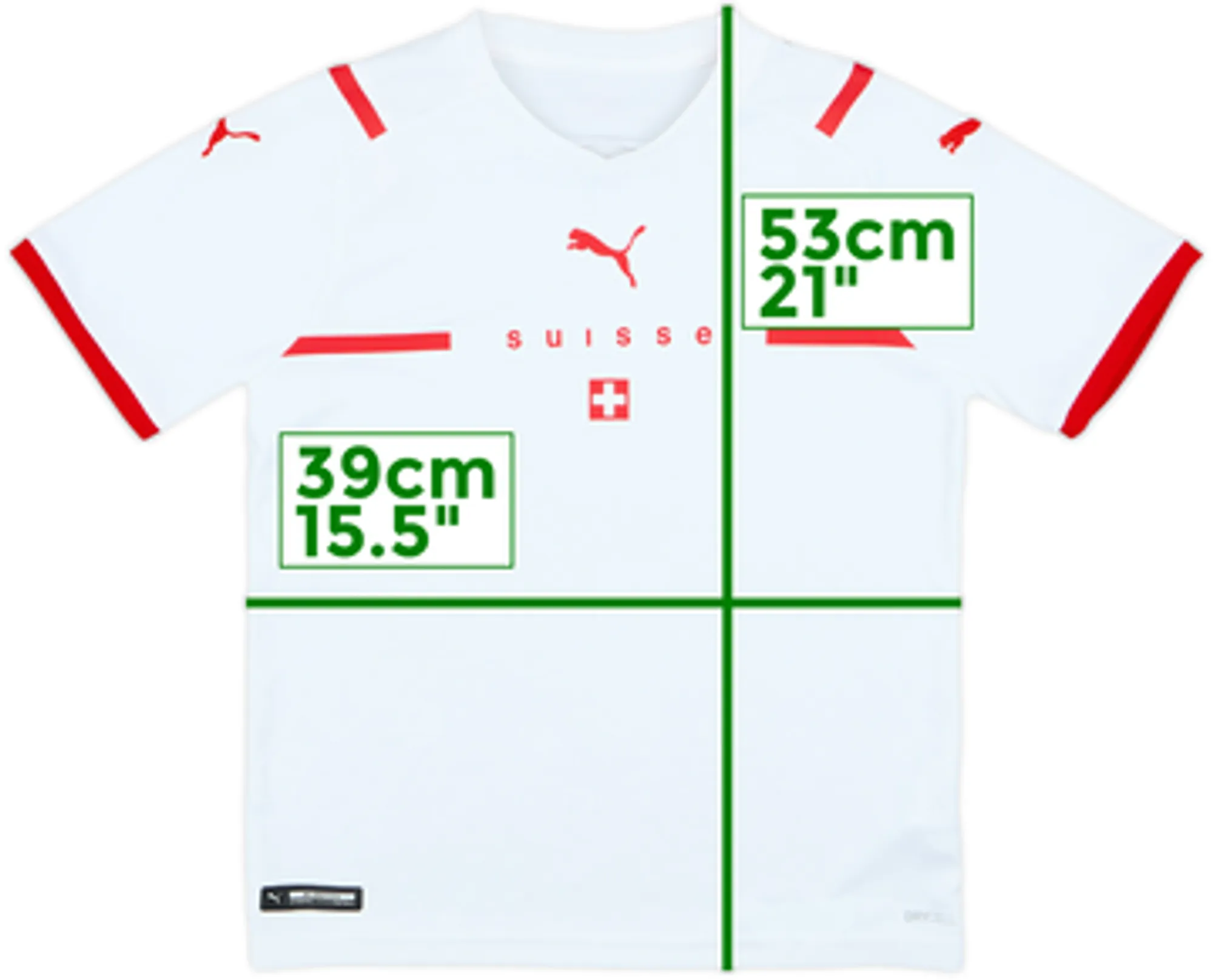 2021-22 Switzerland Away Shirt - 9/10 - (S.Boys)