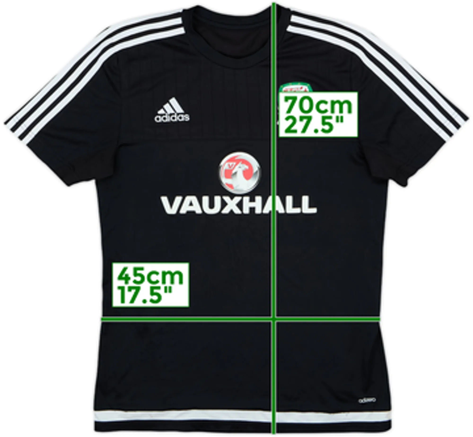2015-16 Wales adizero Training Shirt - 8/10 - (M)