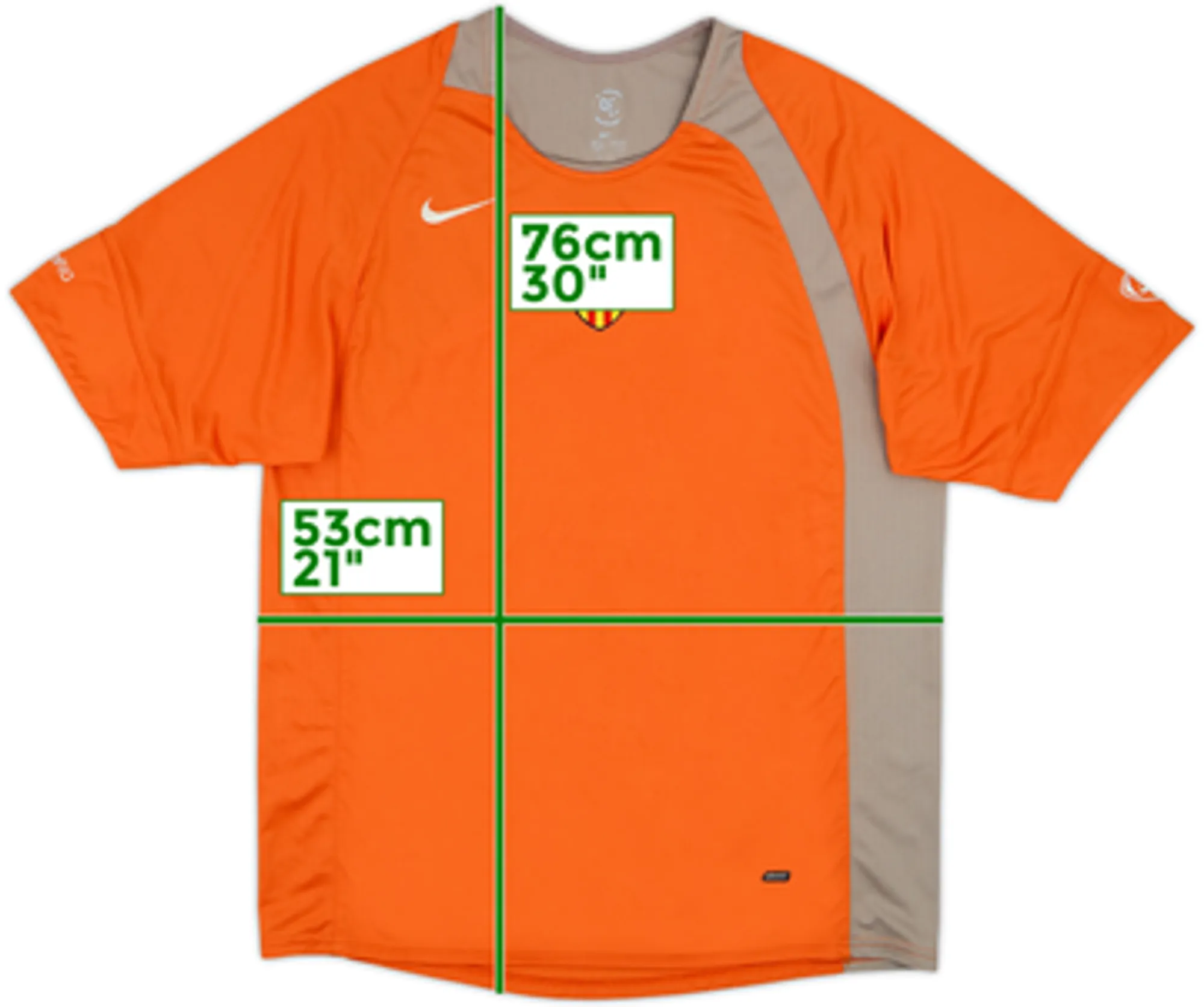 2004-05 Valencia Nike Training Shirt - 8/10 - (M)