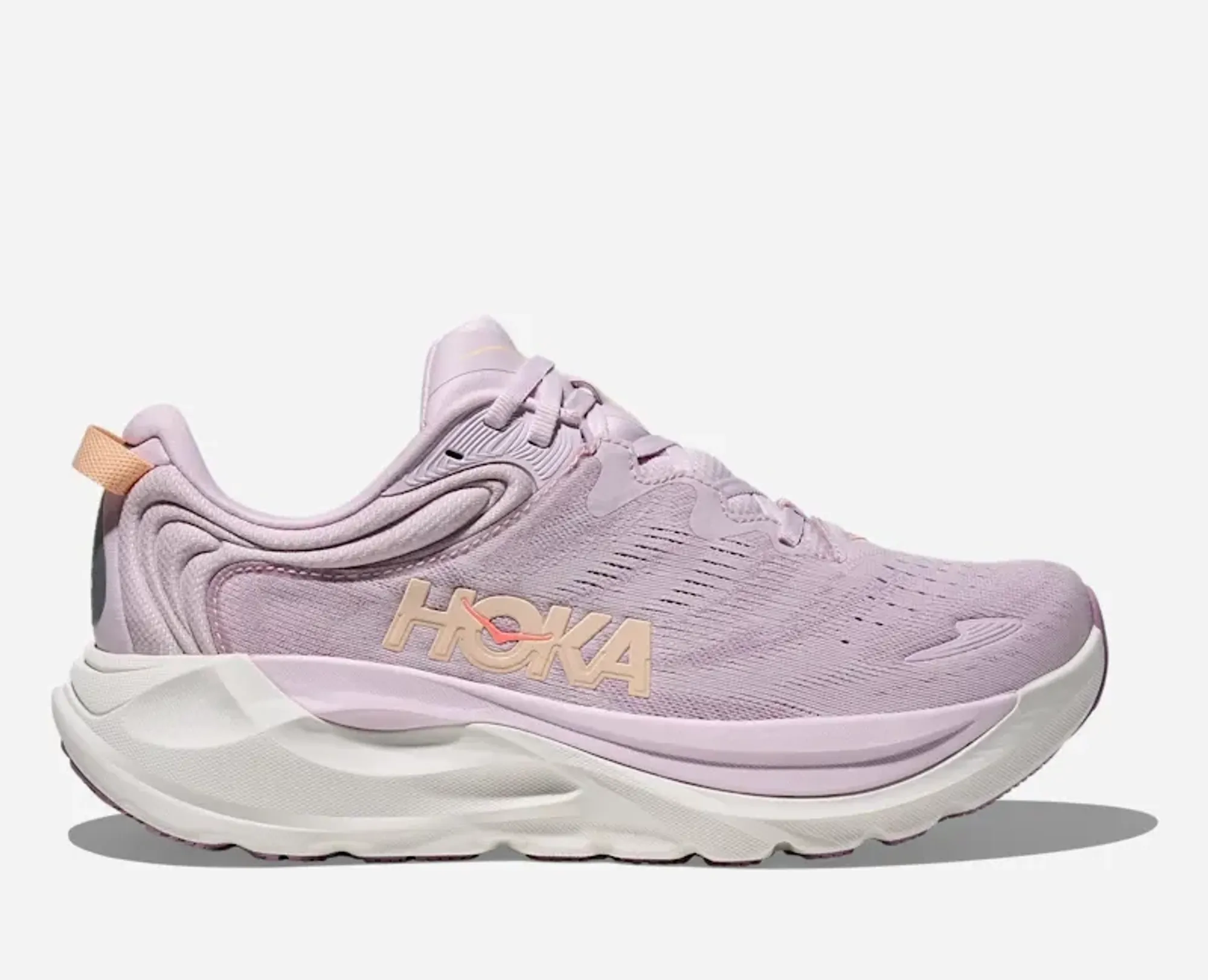 Hoka Women's Gaviota 6 Road Running Shoes In Lilac Cream/Fragrant Lilac