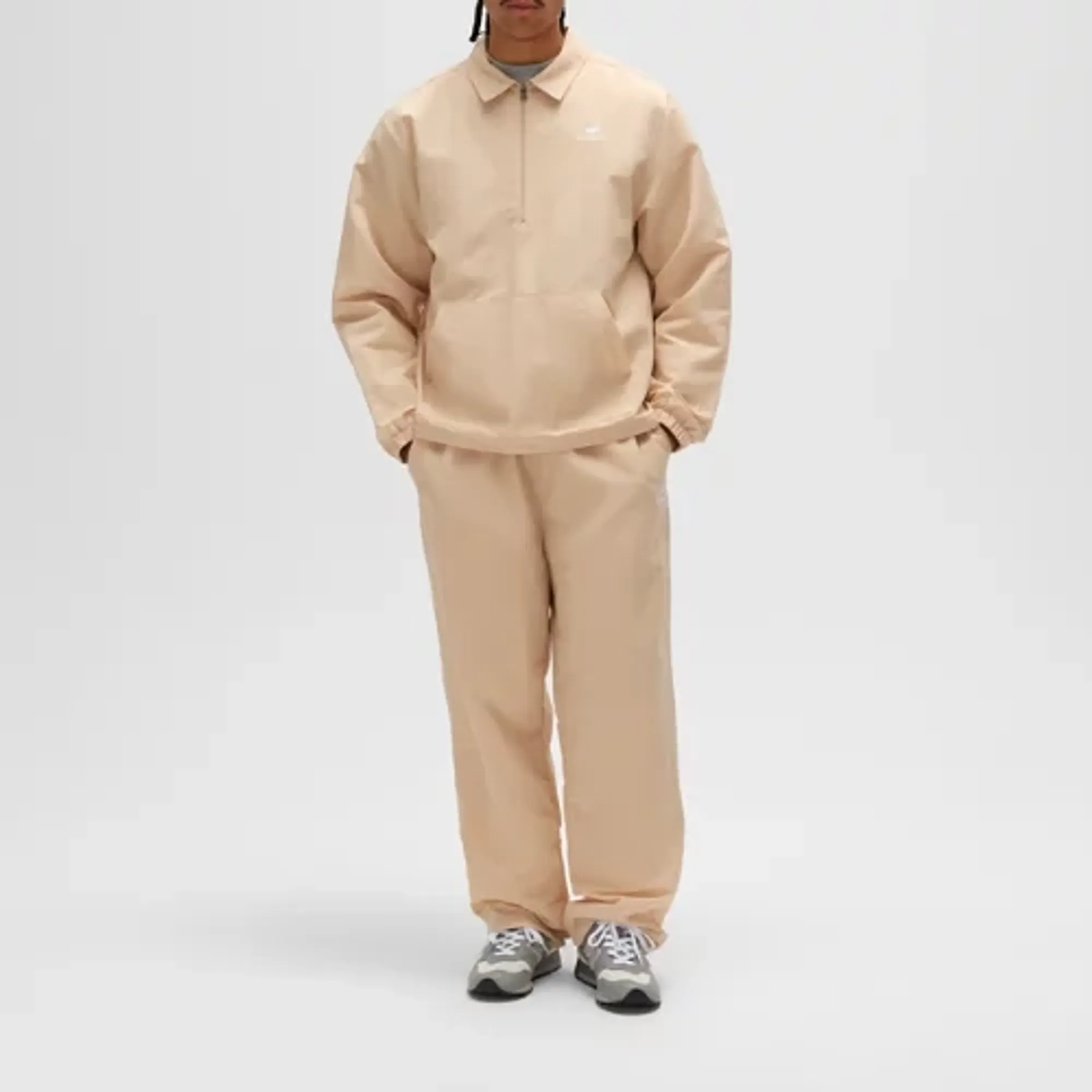 New Balance Men's Made in USA Anorak in Brown Nylon Woven