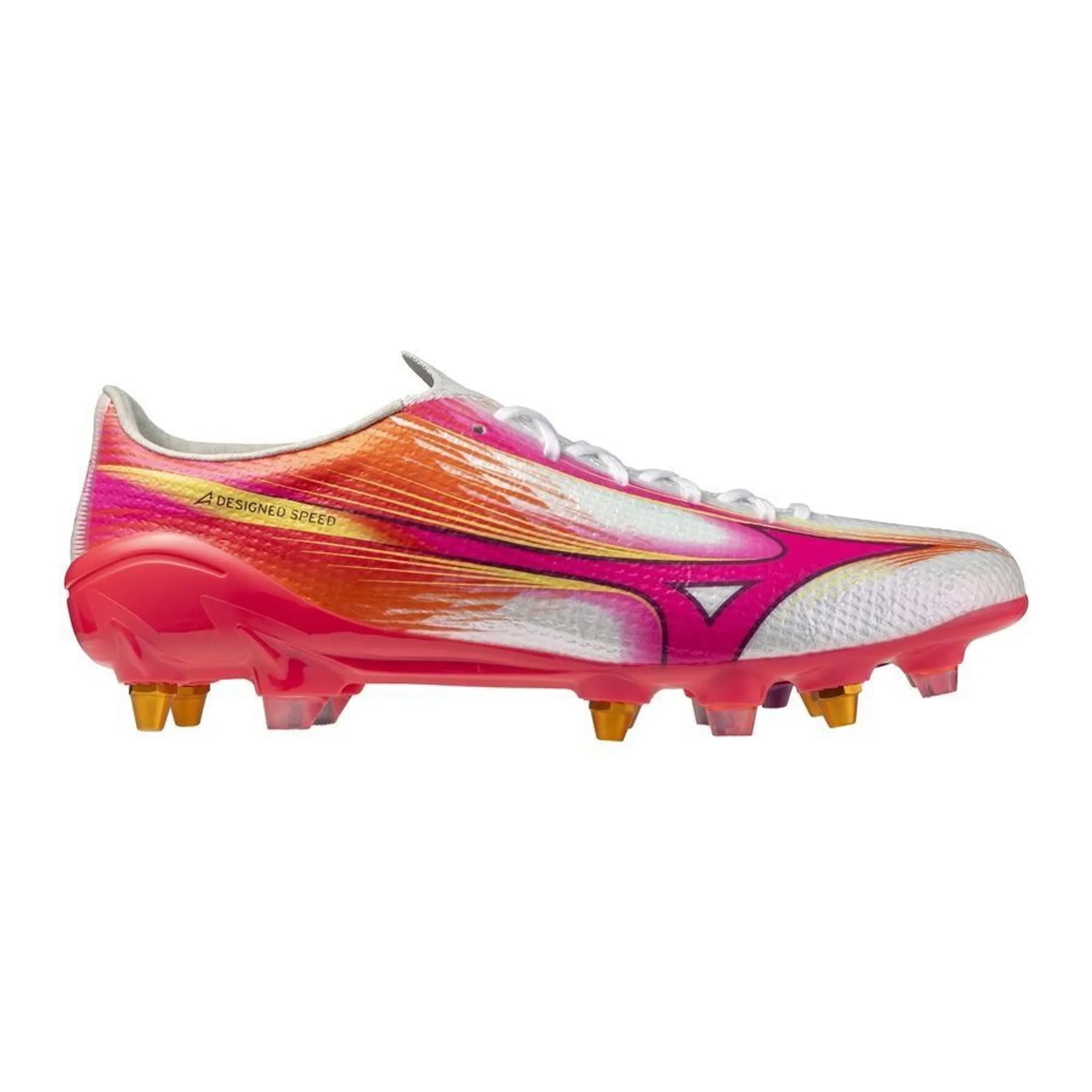 Mizuno Alpha Iii Made In Japan Sg Blazing Flair - White/Fuchsia Purple - ['White']