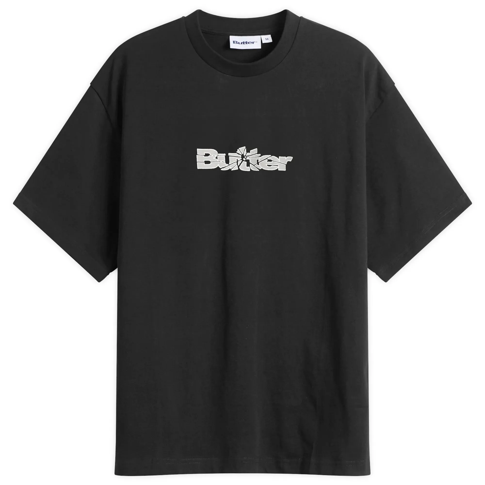 Butter Goods Men's Smashed Logo T-Shirt Black