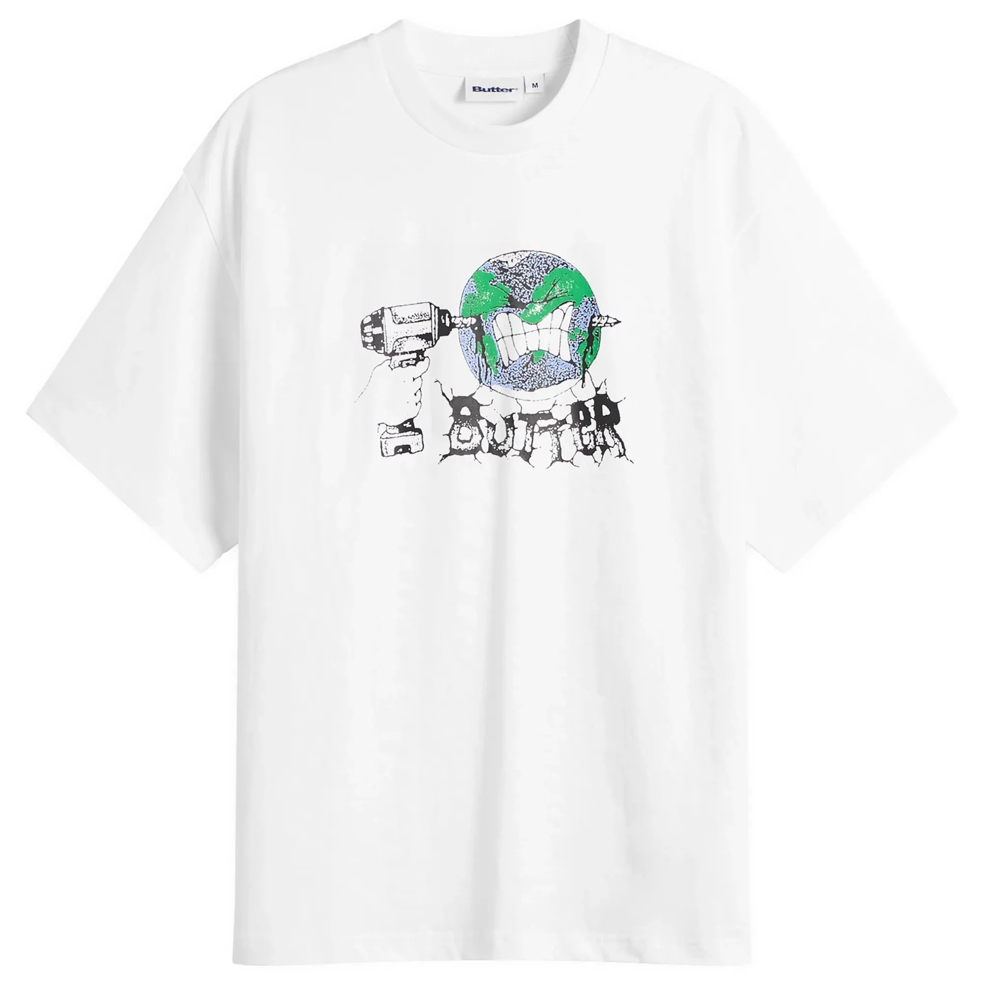 Butter Goods Men's Drill T-Shirt White