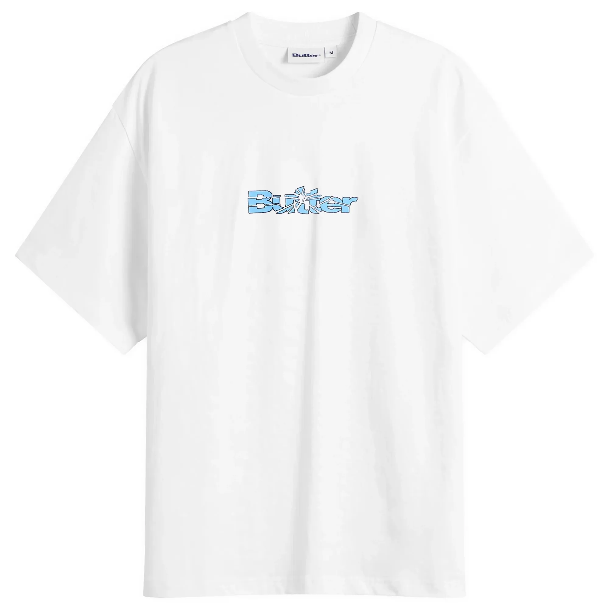 Butter Goods Men's Smashed Logo T-Shirt White