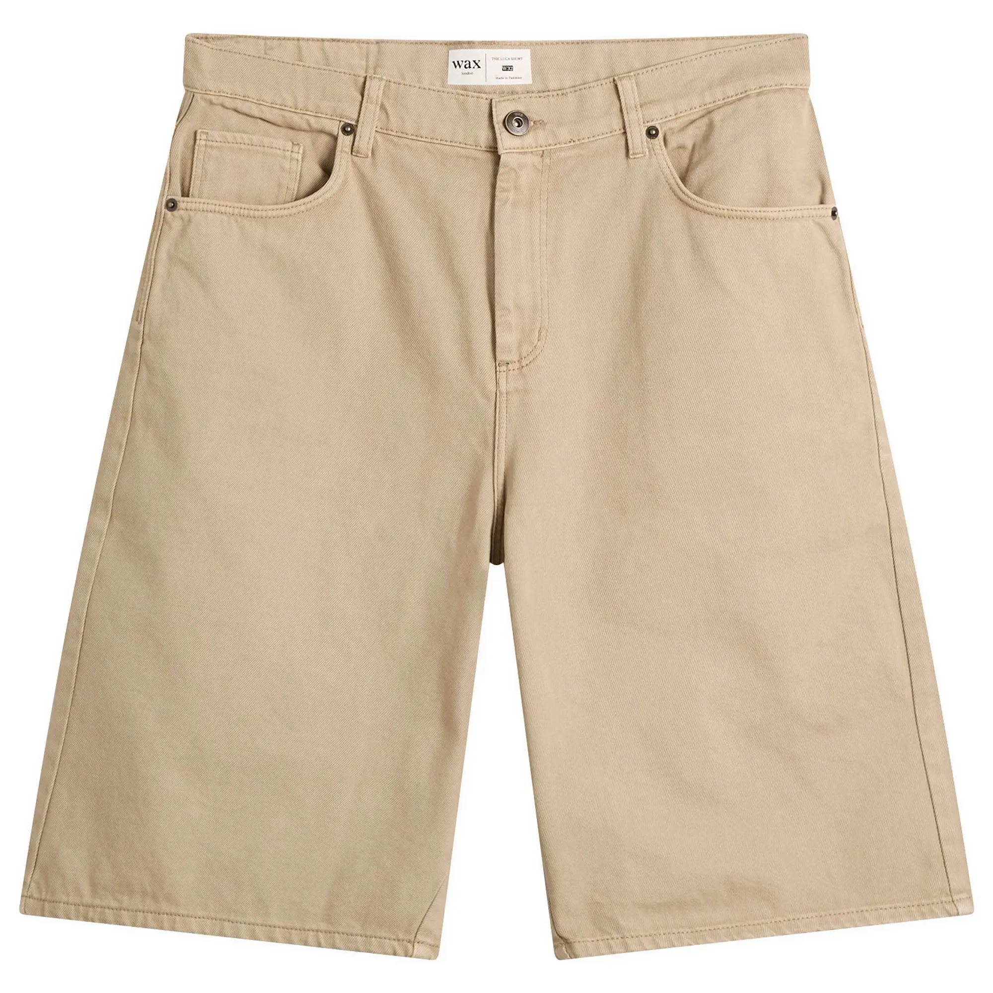 Wax London Men's Luca Twill Shorts Beige