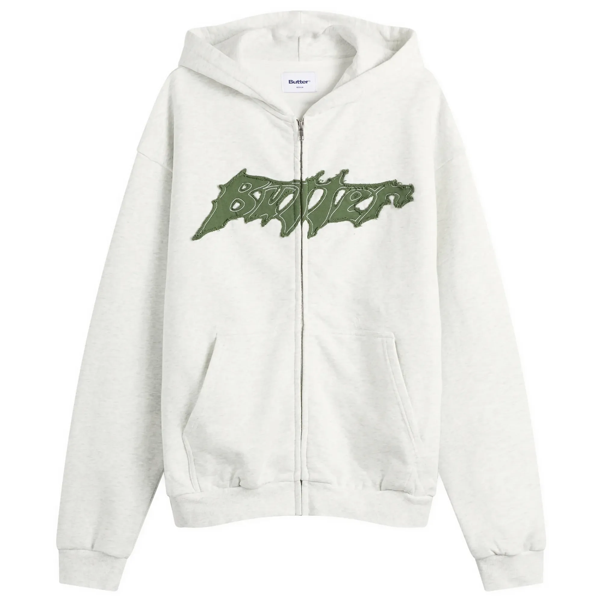 Butter Goods Men's Amplify Zip Hoodie Ash