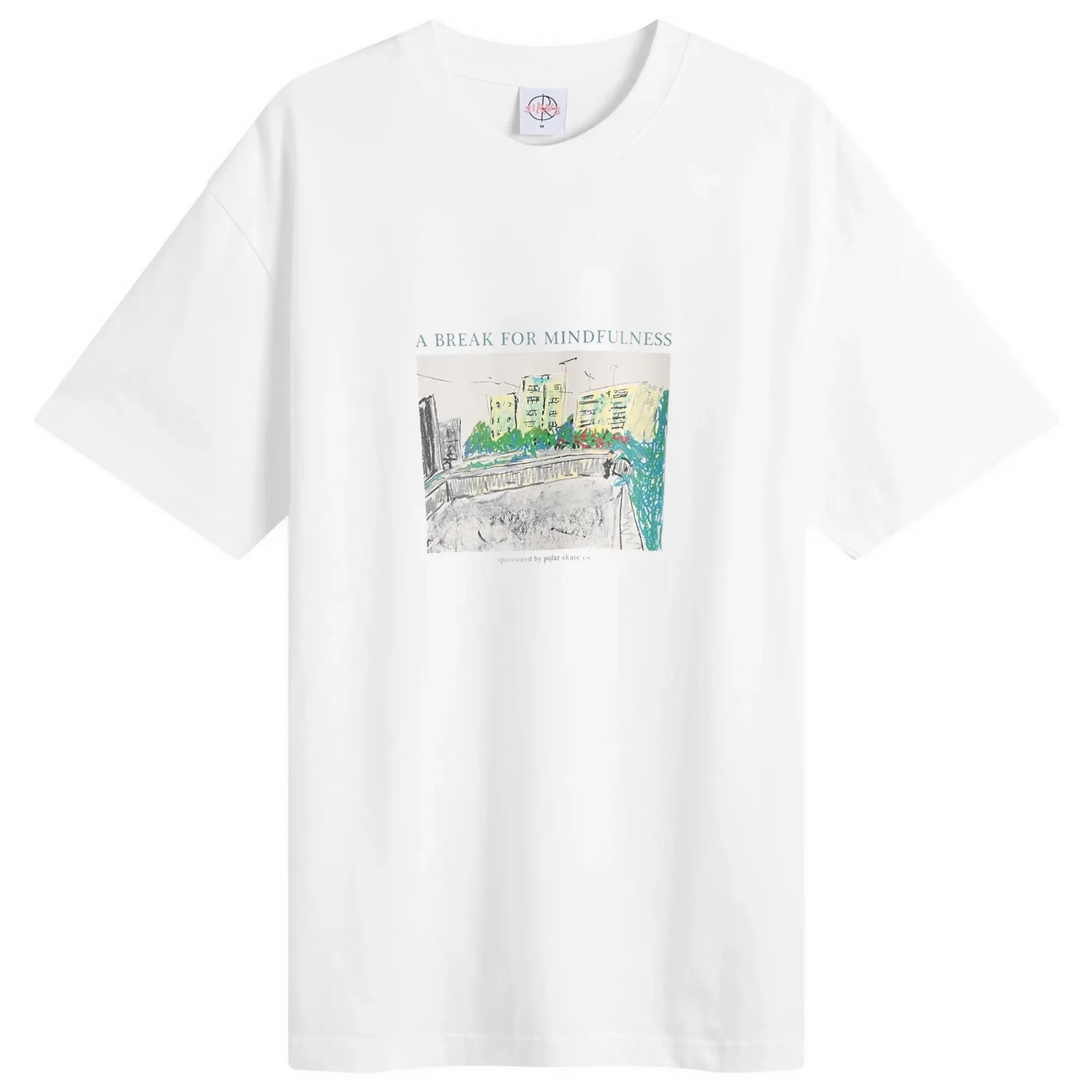 Polar Skate Co. Men's Mindfulness T-Shirt White