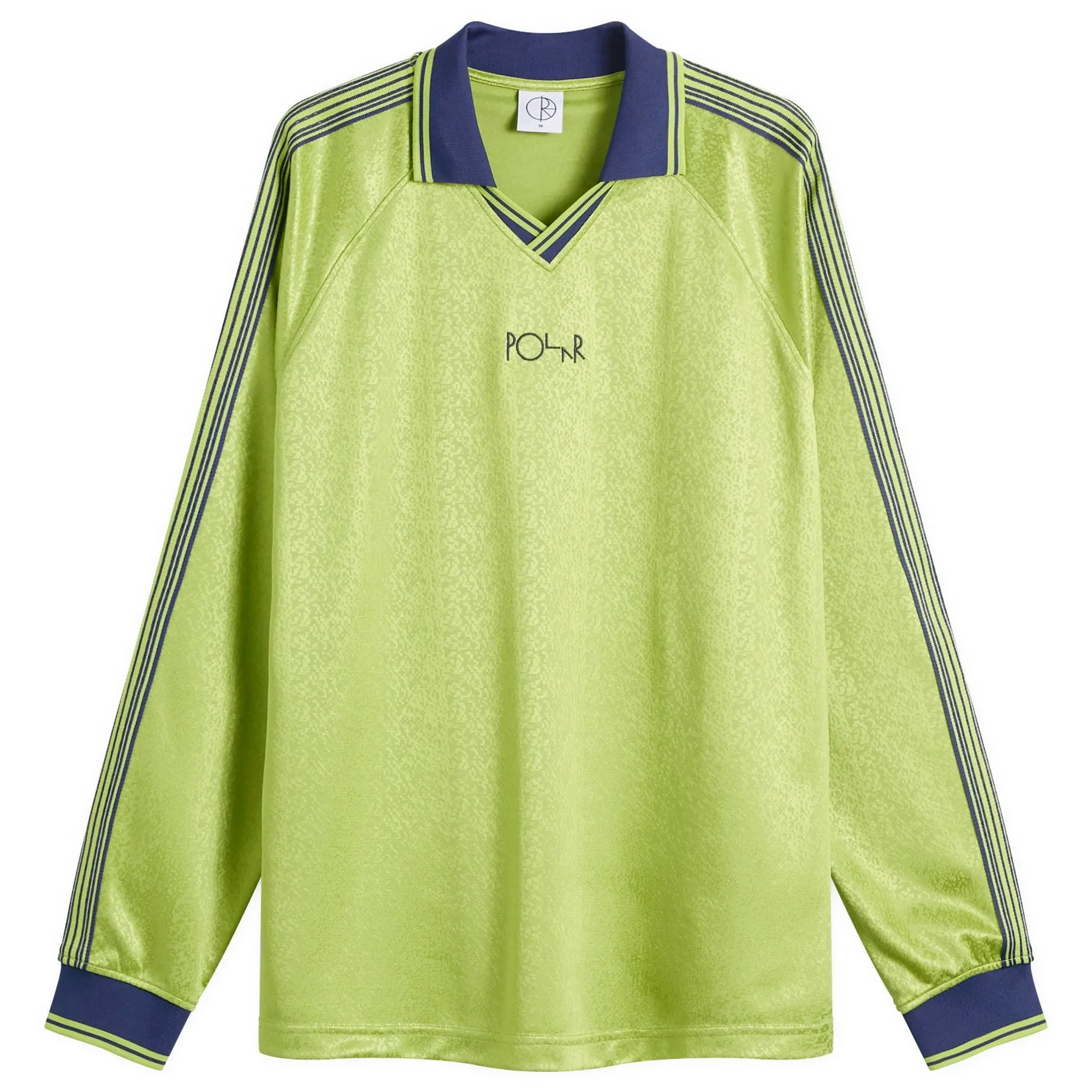 Polar Skate Co. Men's Davie Football Shirt Peridot/Dark Blue