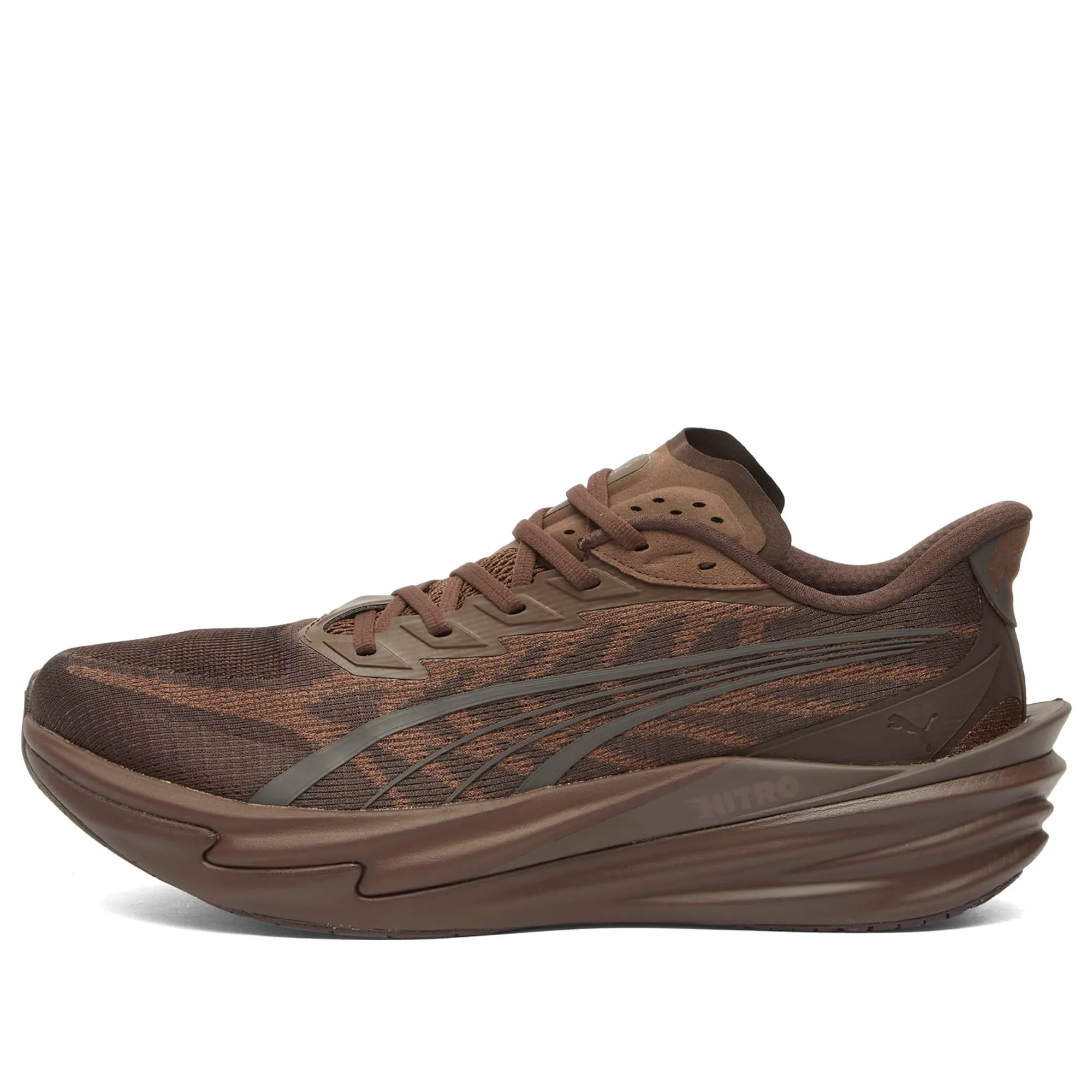 PUMA Deviate NITRO 4 Running Shoes Men in Brown | Size 10