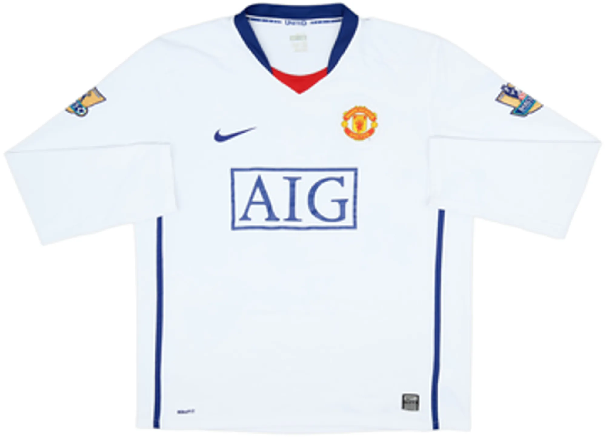2008-10 Manchester United Away L/S Shirt Berbatov #9 - 7/10 - (L)
