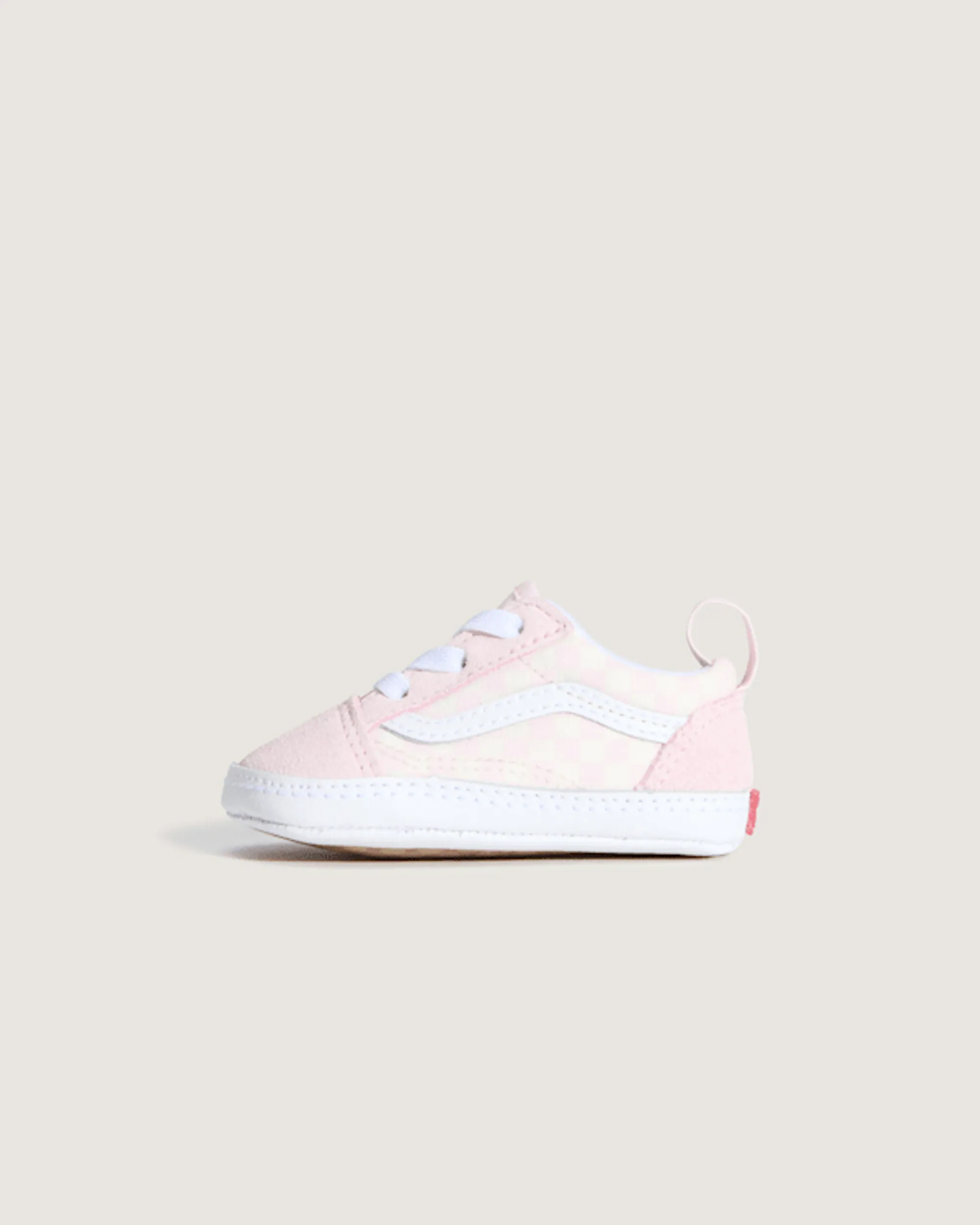 Vans - Infant Old Skool Crib Checkerboard Shoes (0-1 Years), Pink