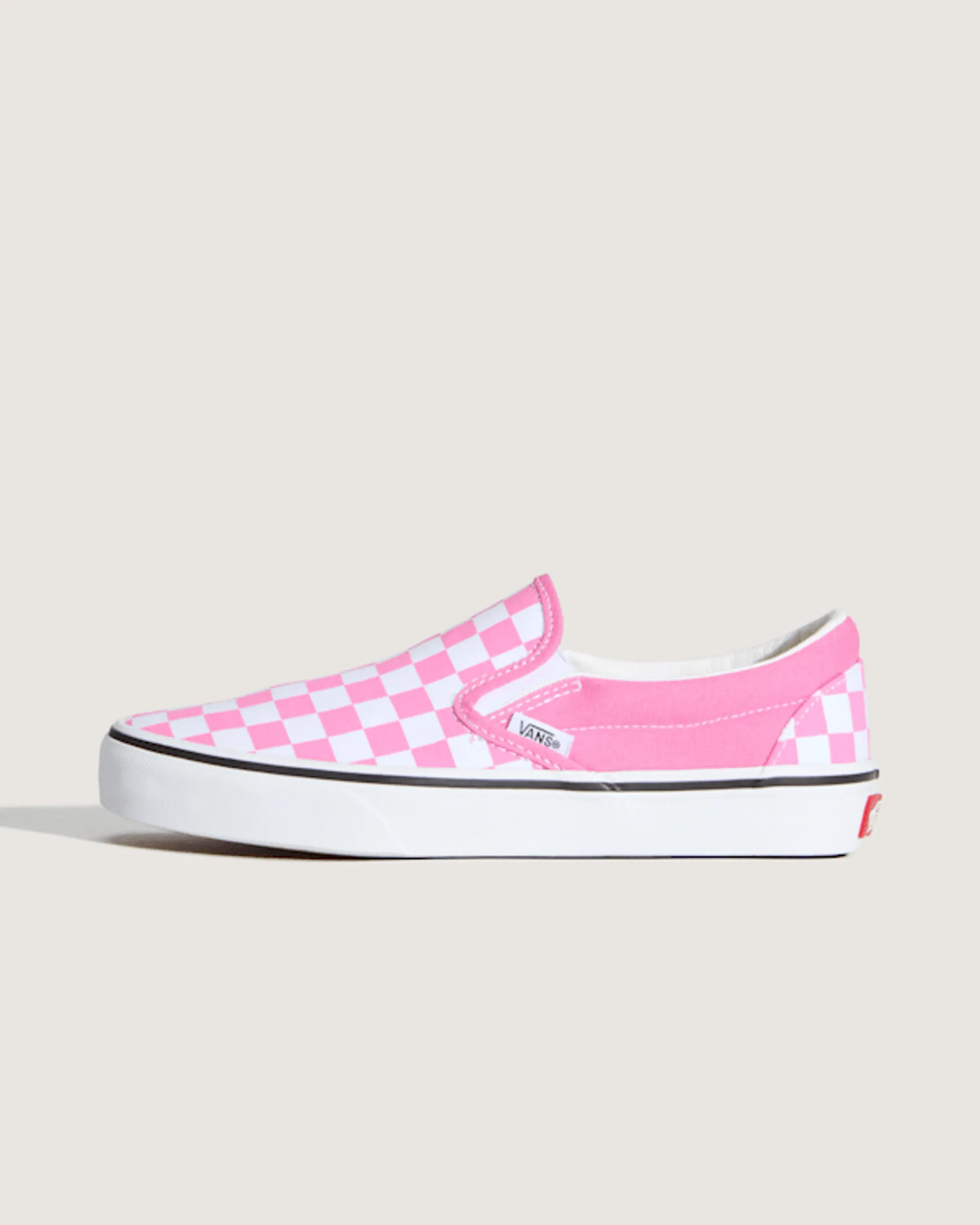 Vans - Classic Slip-On Checkerboard Shoes, Man, Pink