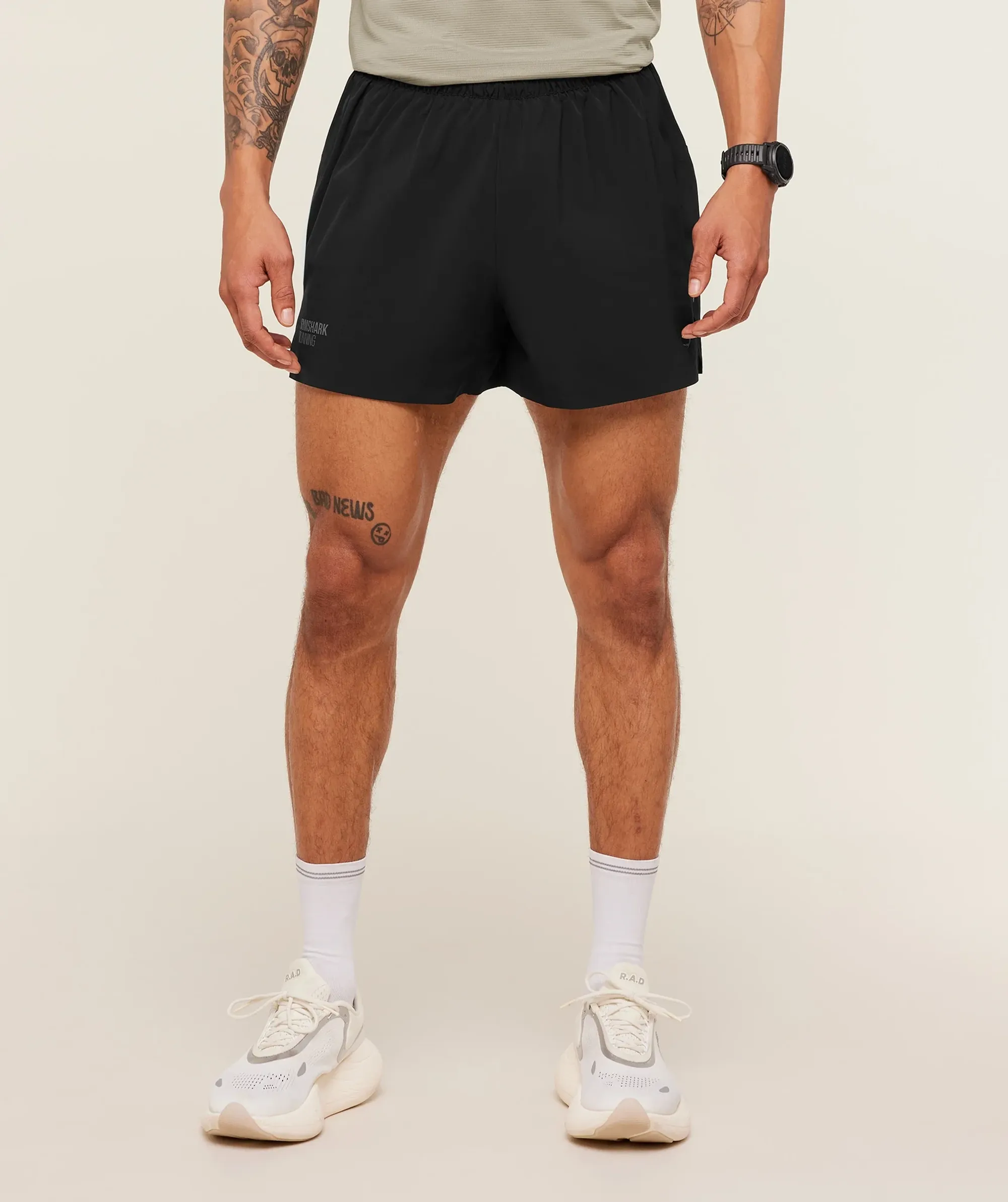 Gymshark Running Elite 5" Shorts - Black
