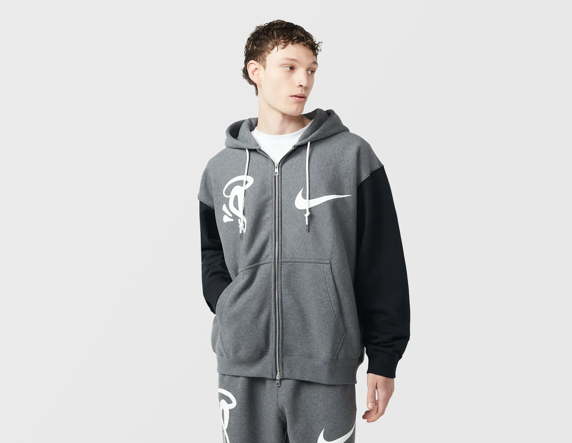 Nike Swoosh Men Pants - Grey