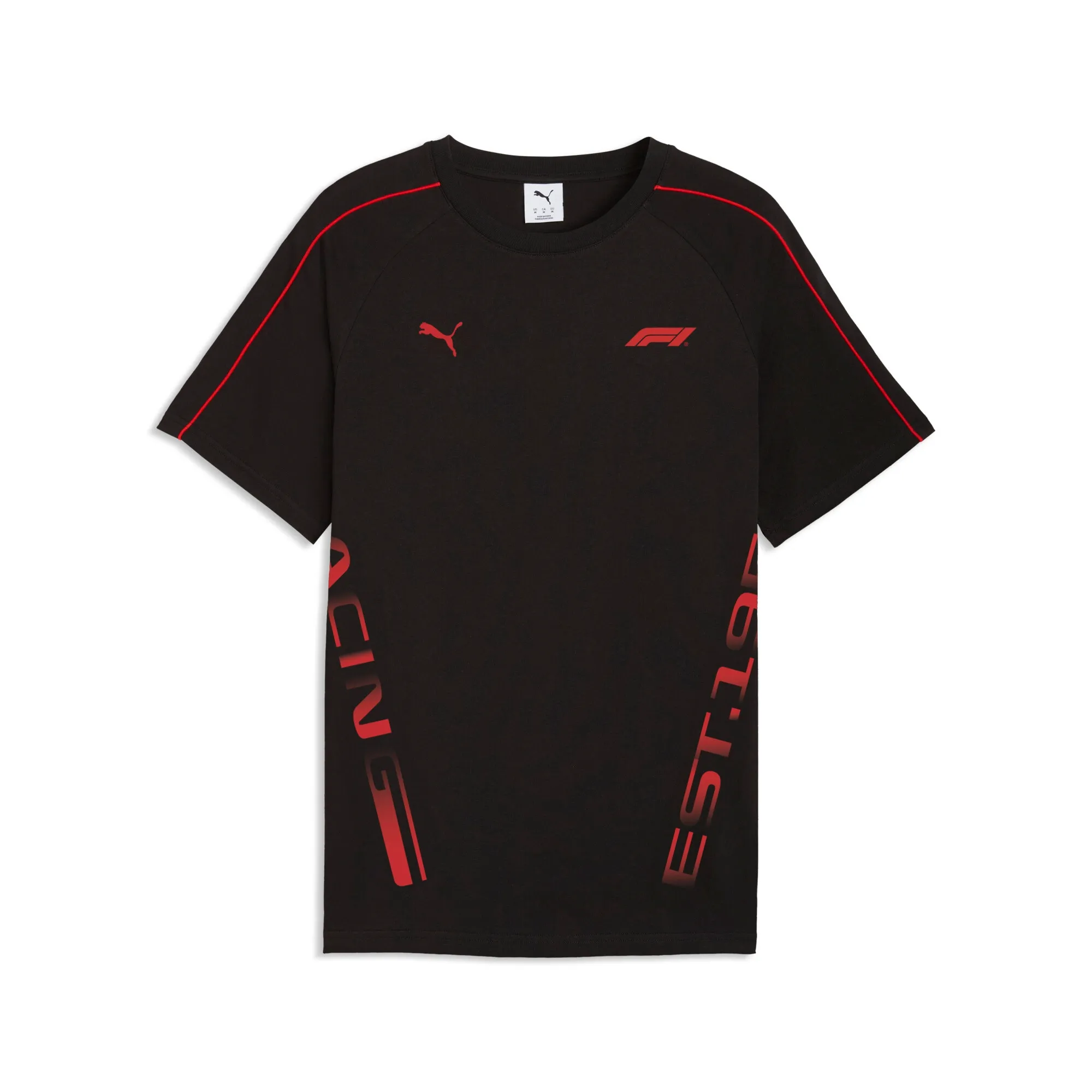 PUMA F1Â® Lifestyle T7 T-Shirt Men in Black | Size XS