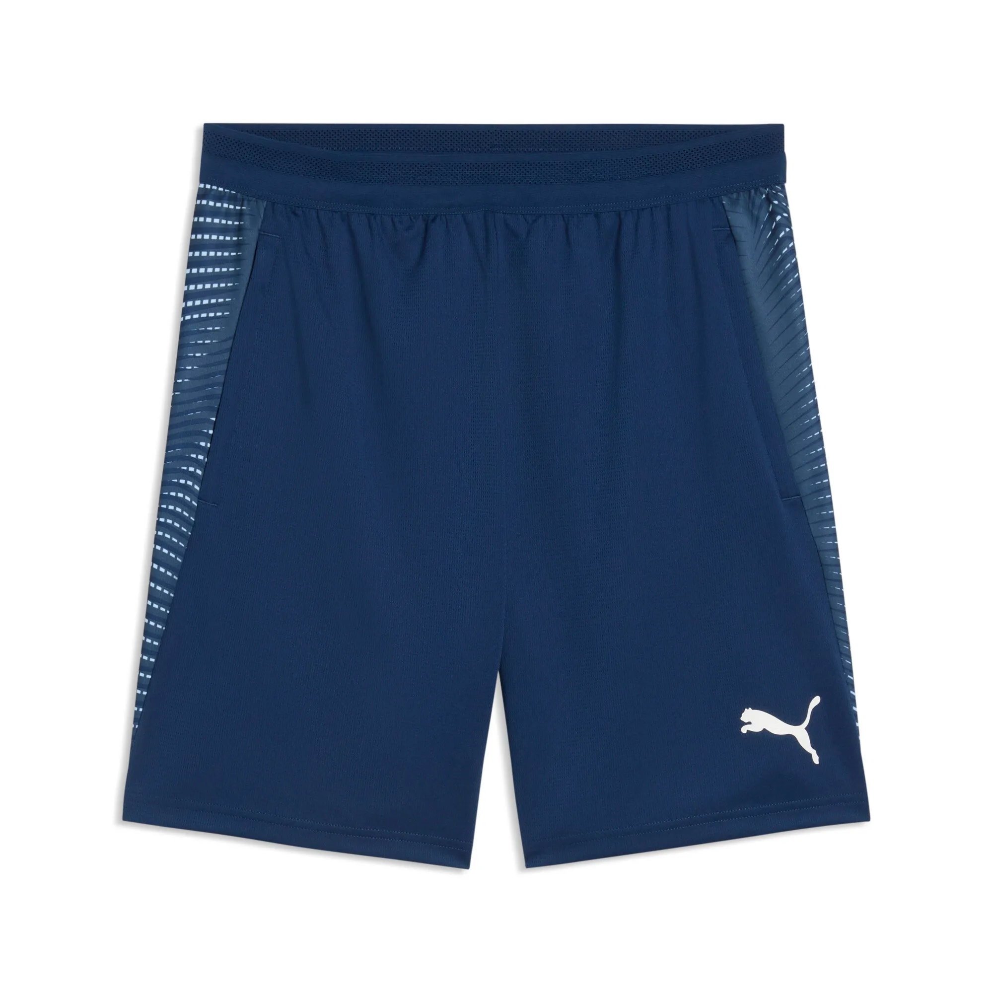 PUMA individualFINAL Football Shorts Men in Blue | Size 3XL