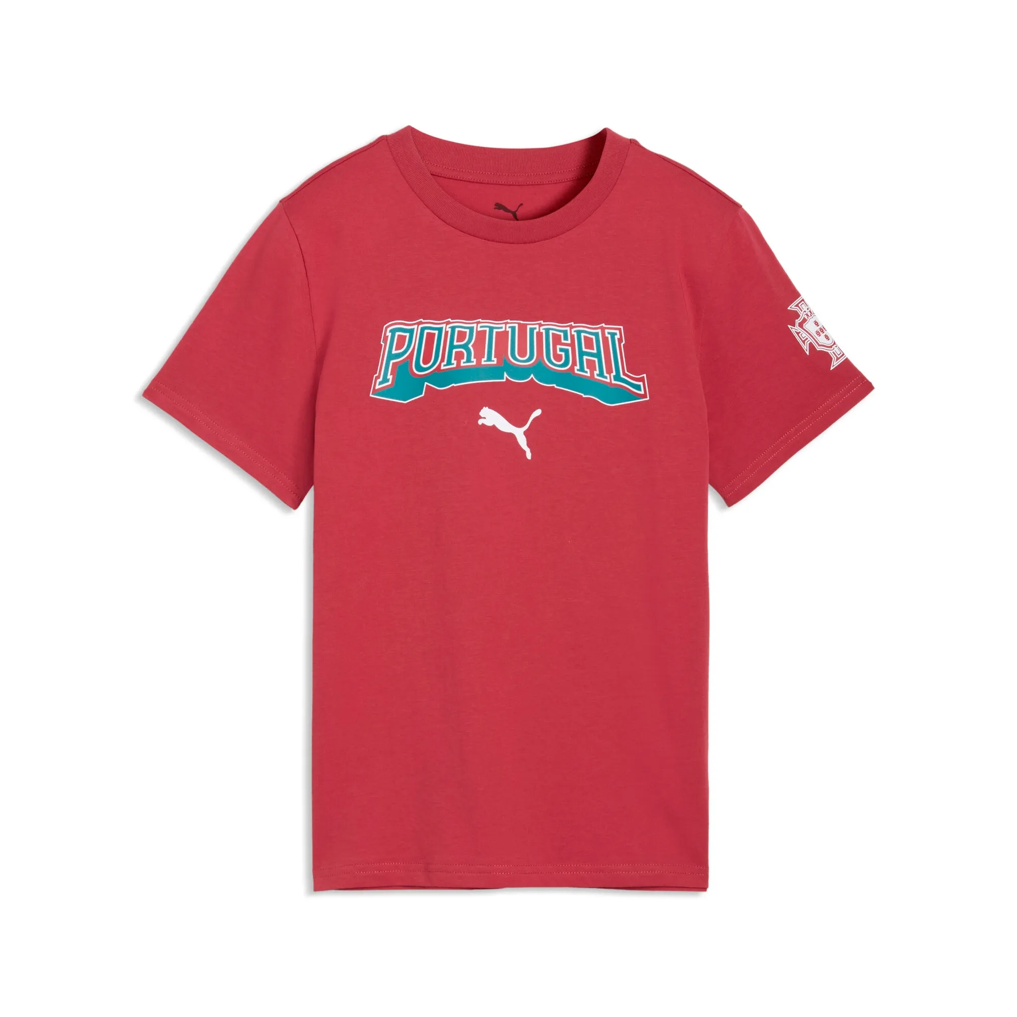 PUMA Portugal ftblCulture T-Shirt Youth in Red | Size 13-14 Youth
