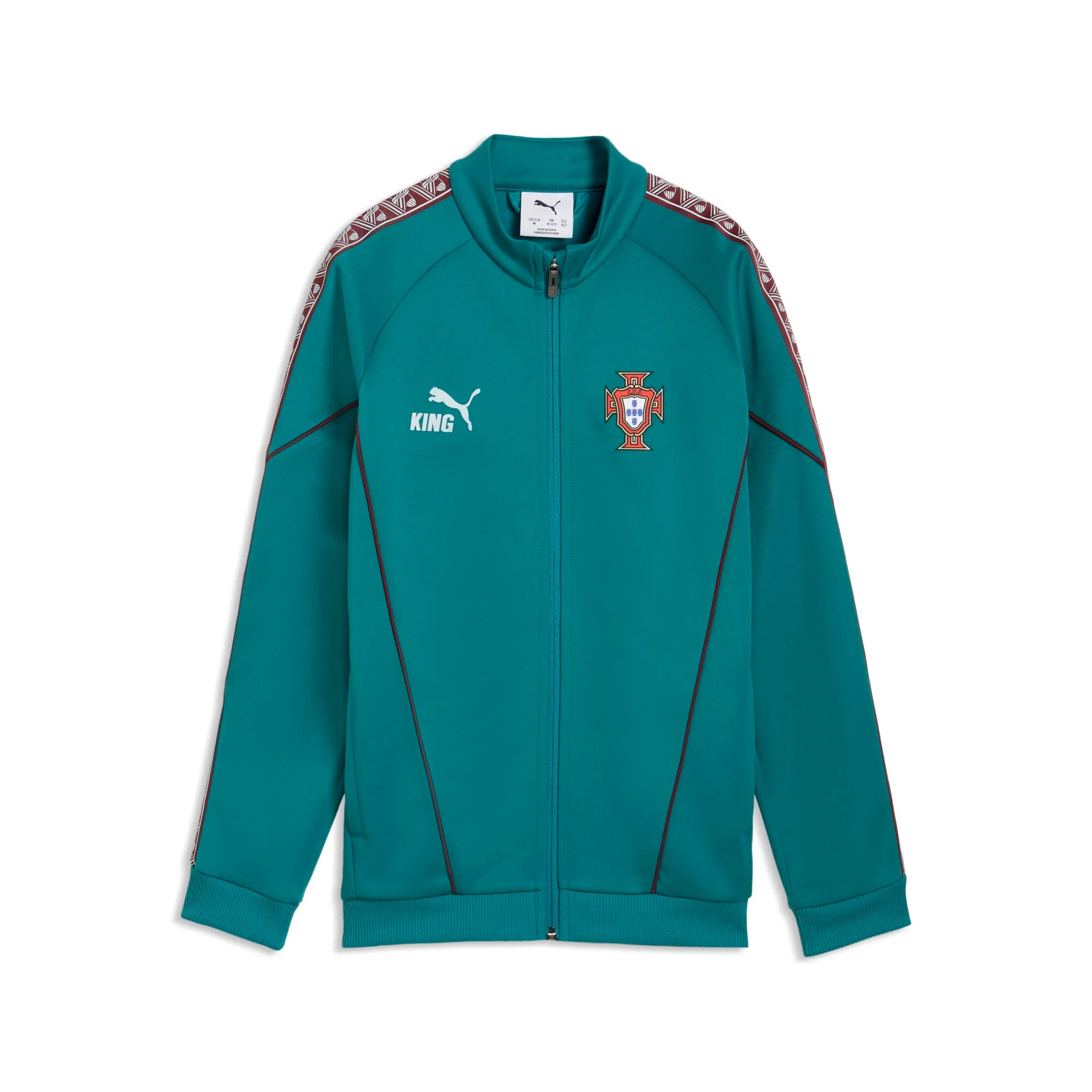 PUMA Portugal KING Anthem Jacket Youth in Green | Size 15-16 Youth