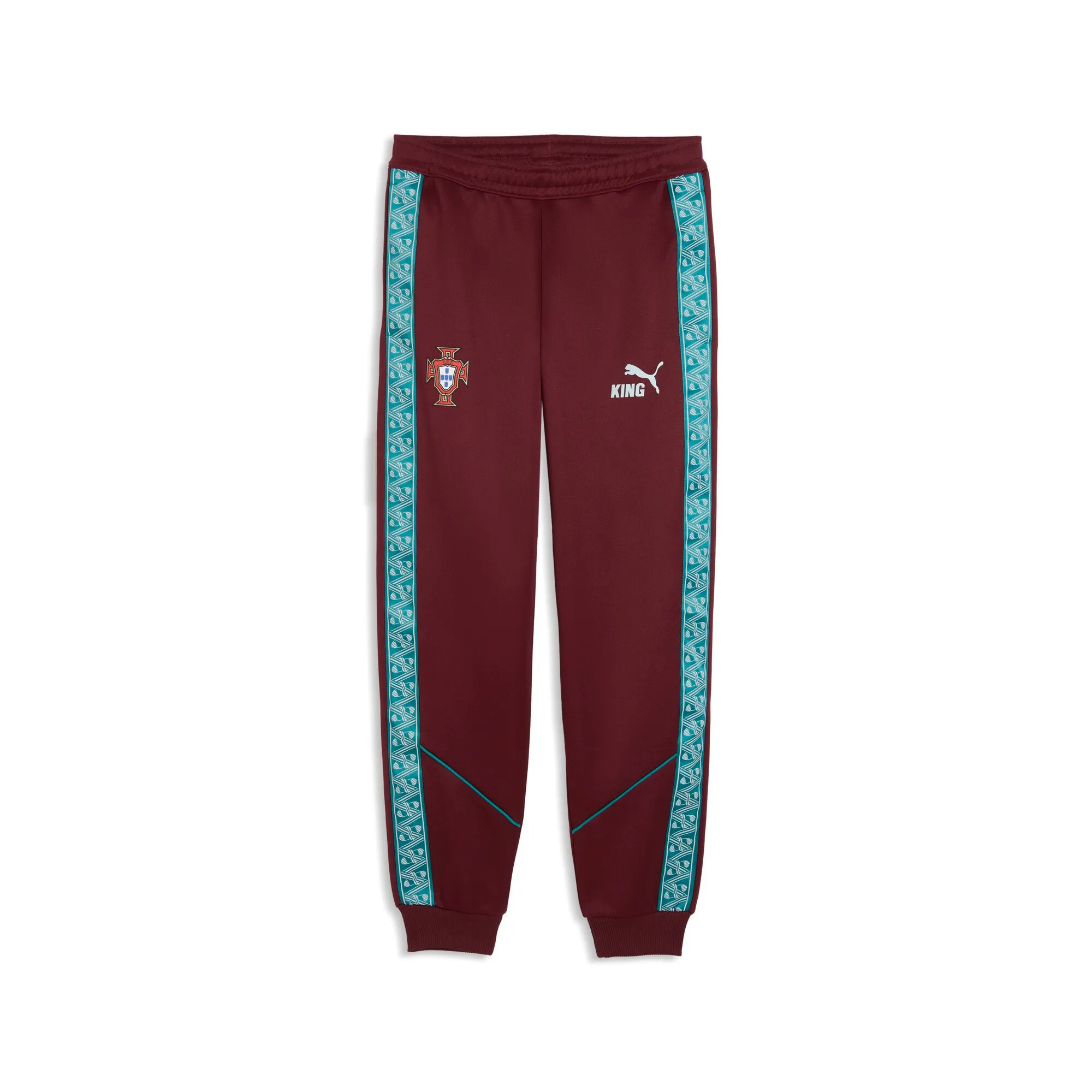 PUMA Portugal KING Anthem Pants Youth in Red | Size 11-12 Youth