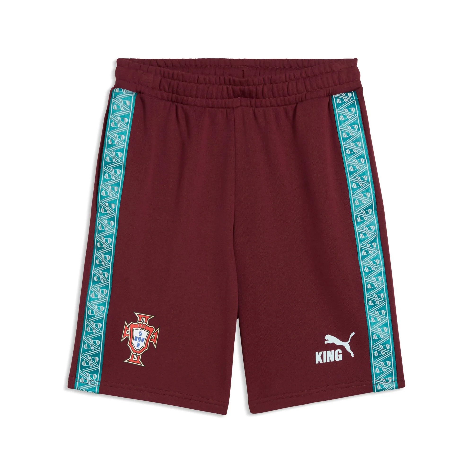 PUMA Portugal KING Sweat Shorts Men in Red | Size Large
