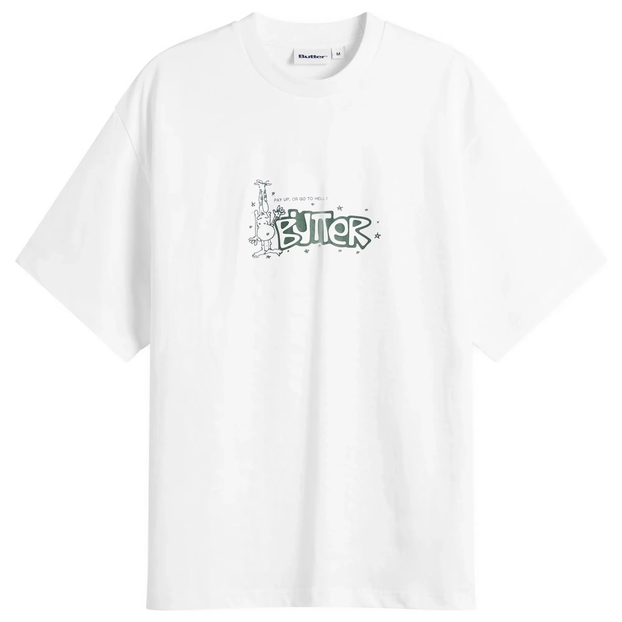 Butter Goods Men's Pay Up T-Shirt White