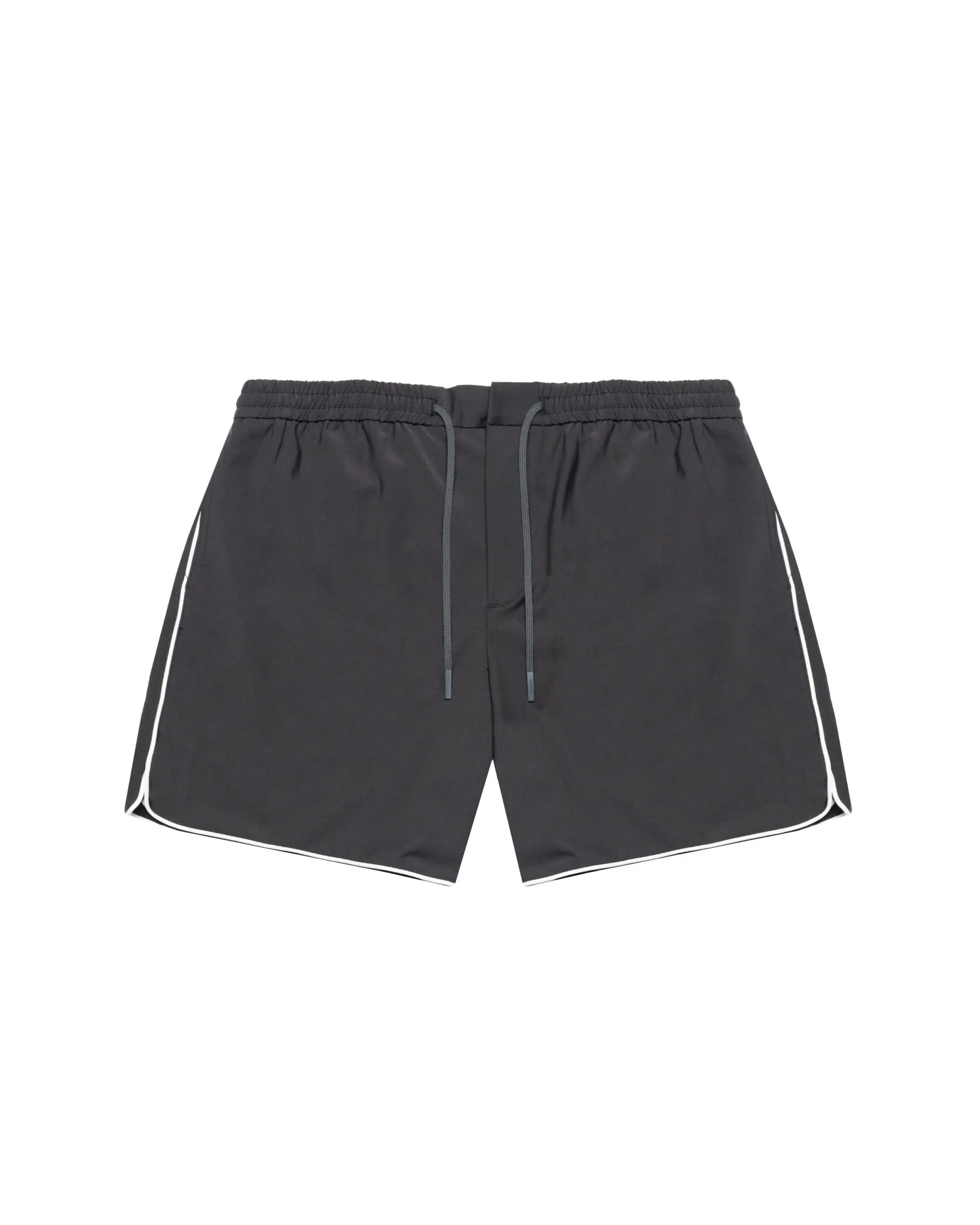Lacoste Relaxed Fit Wool Blend Shorts - Dark Grey