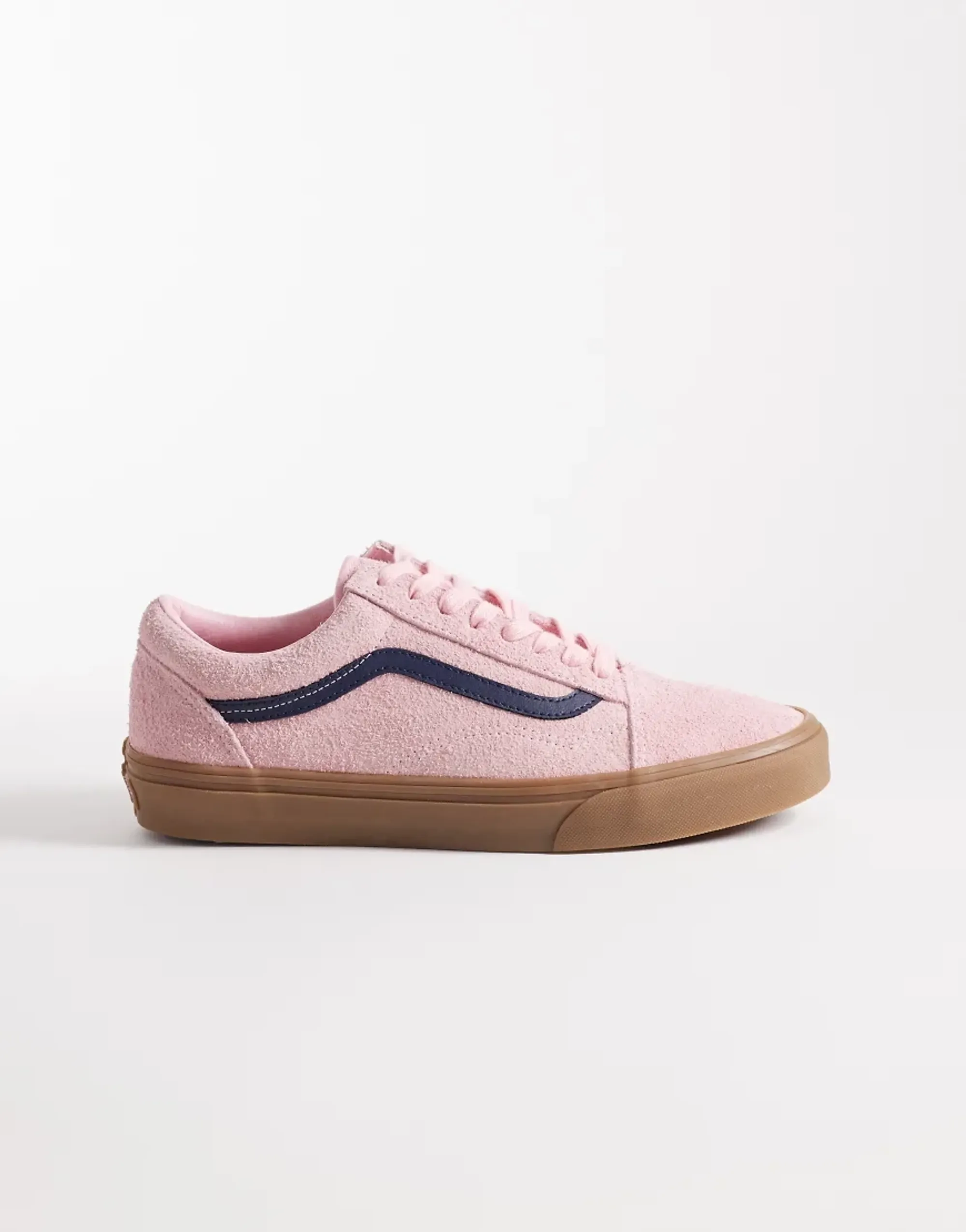 Vans Old Skool Trainers In Pink With Gum Sole