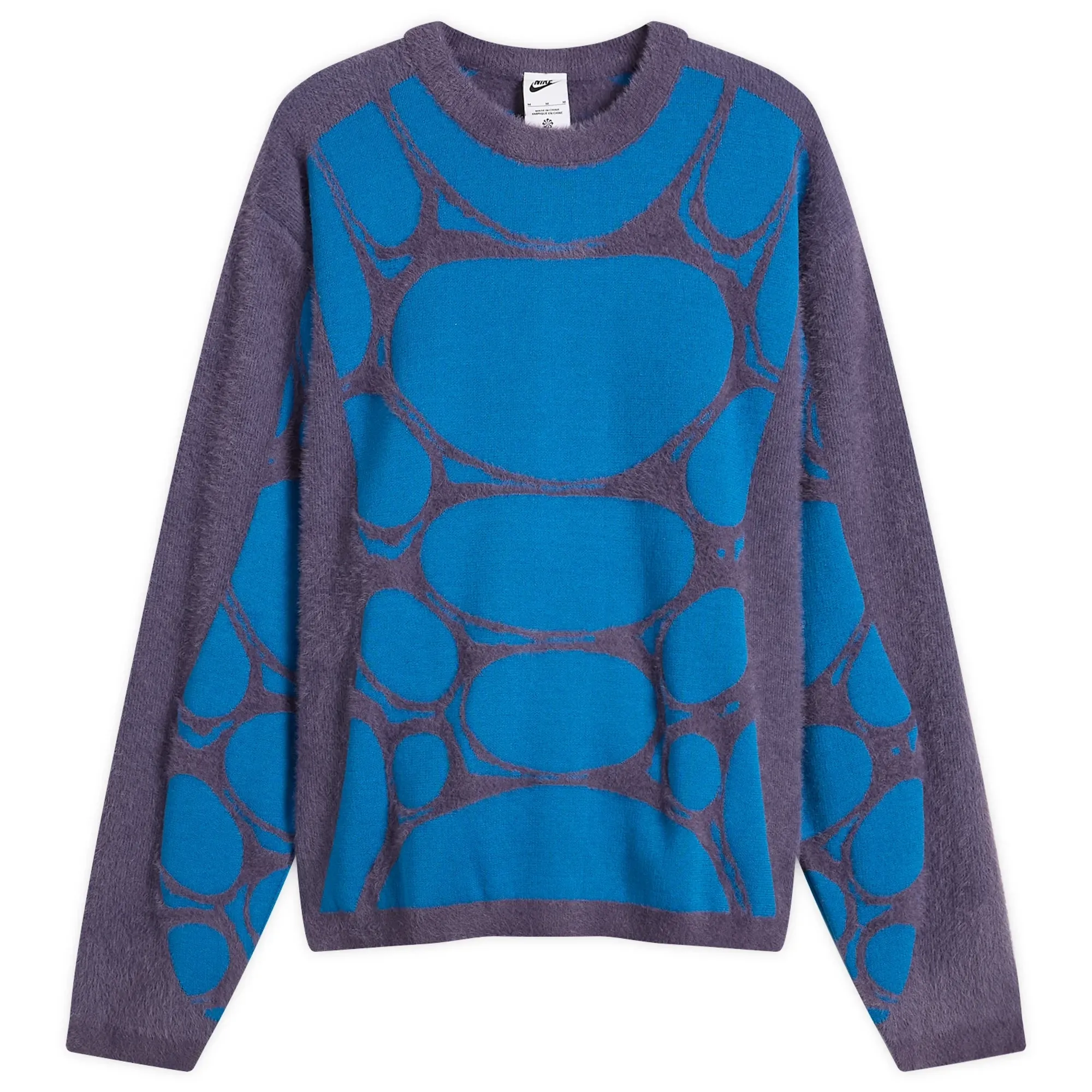 Nike Men's Project F.R.O.G. Jelly Cage Sweatshirt Dark Raisin/Brilliant Blue/Voltage Green