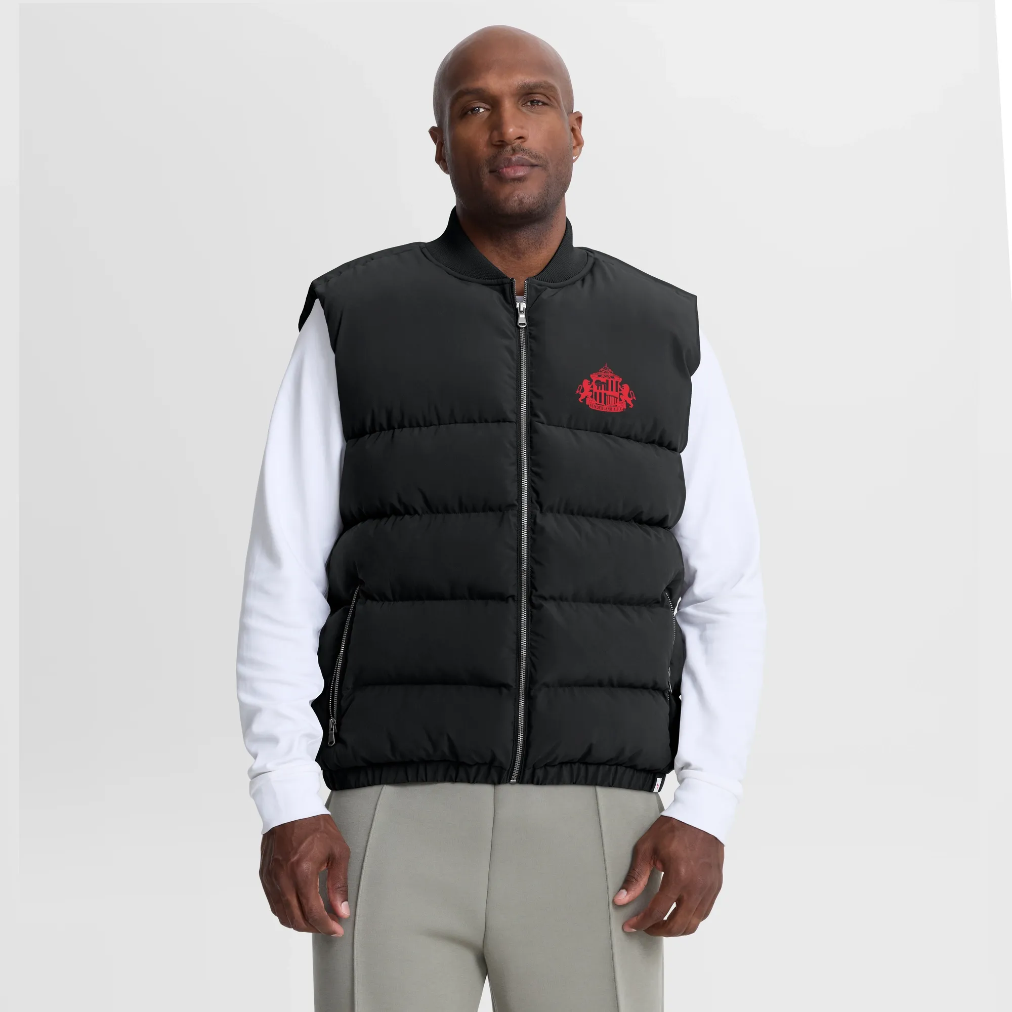 Sunderland Padded Gilet - Black - Mens