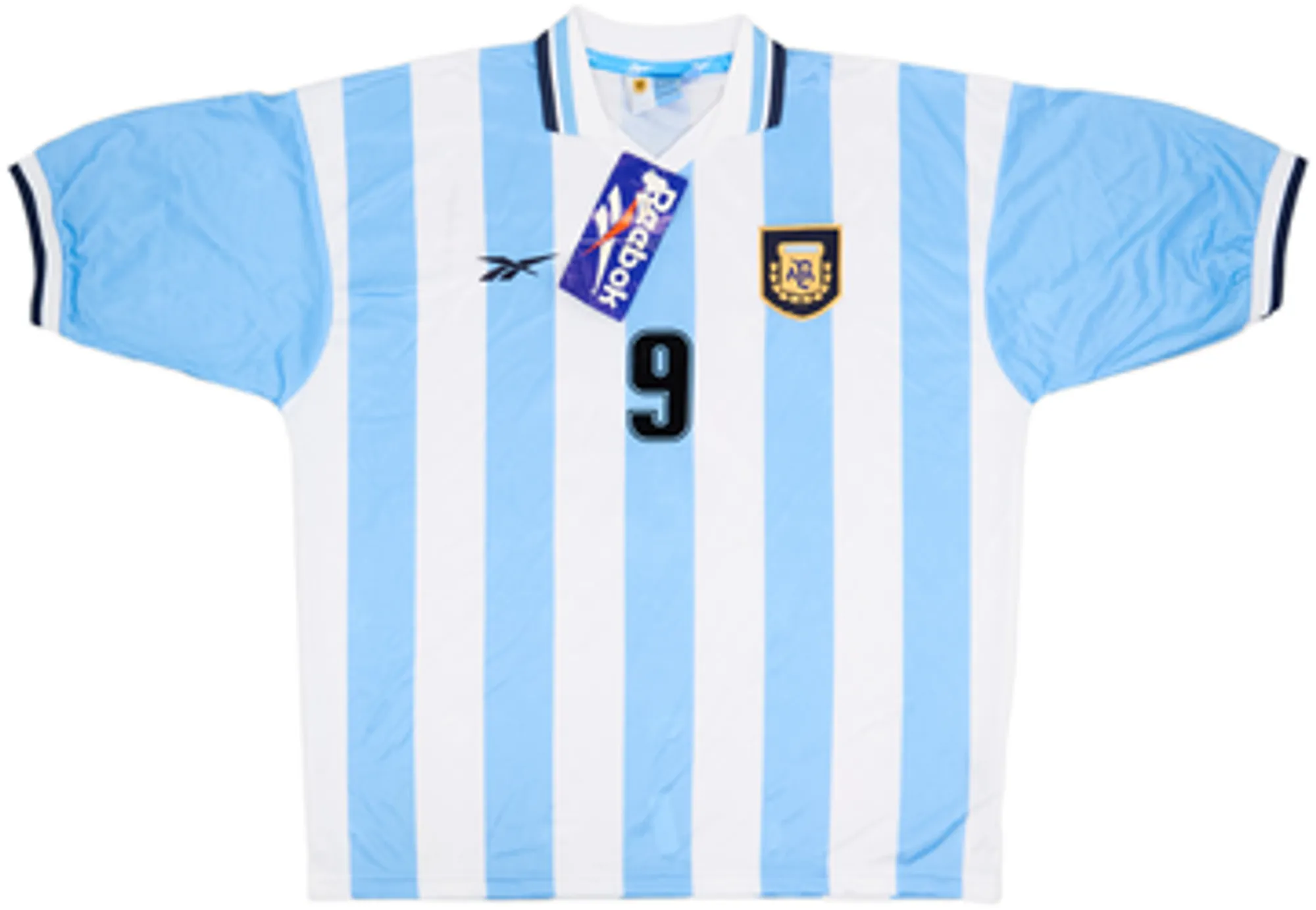 1999-00 Argentina Home Shirt Batistuta #9 (XL)