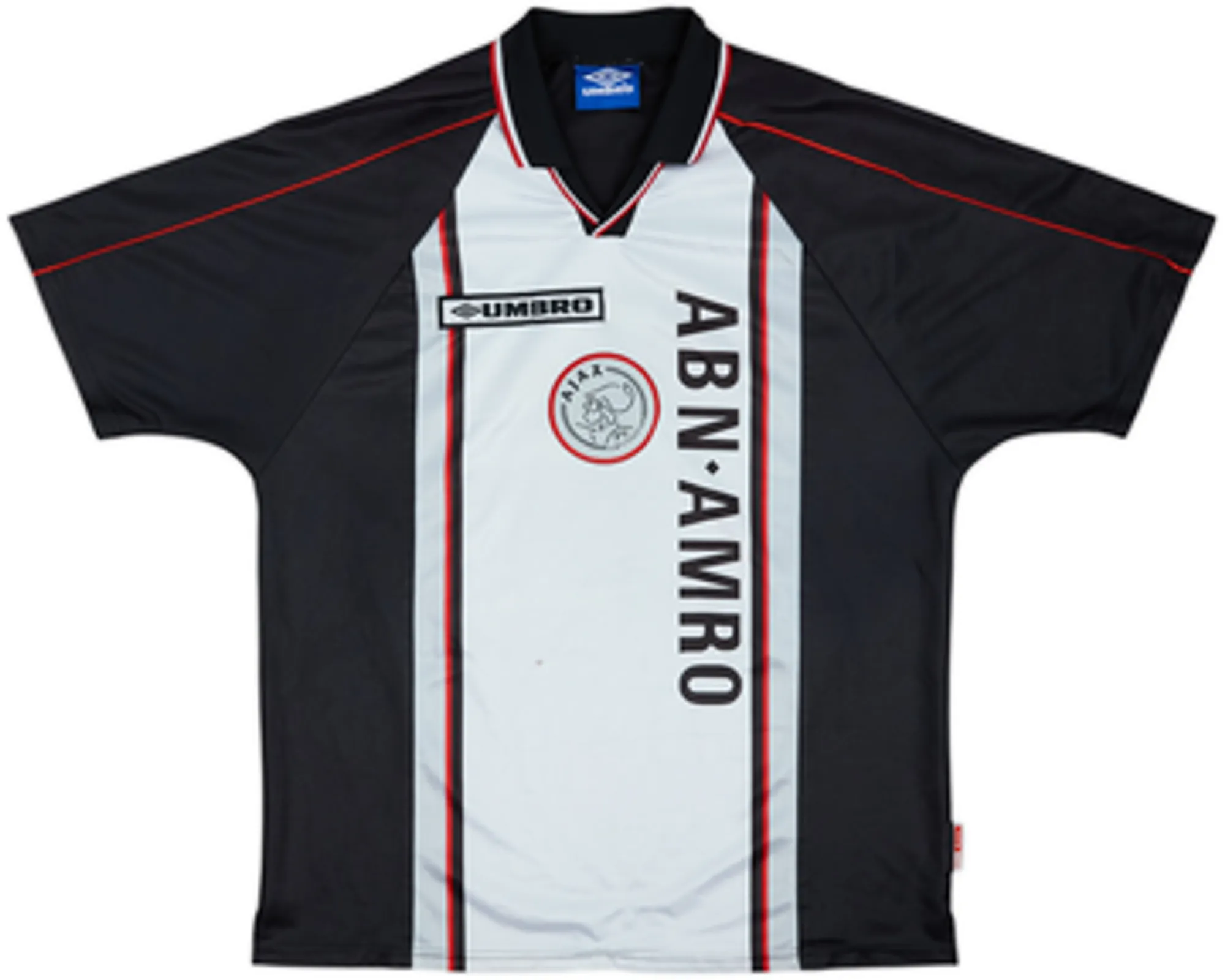 1998-99 Ajax Away Shirt F. De Boer #4 - 6/10 - (L)