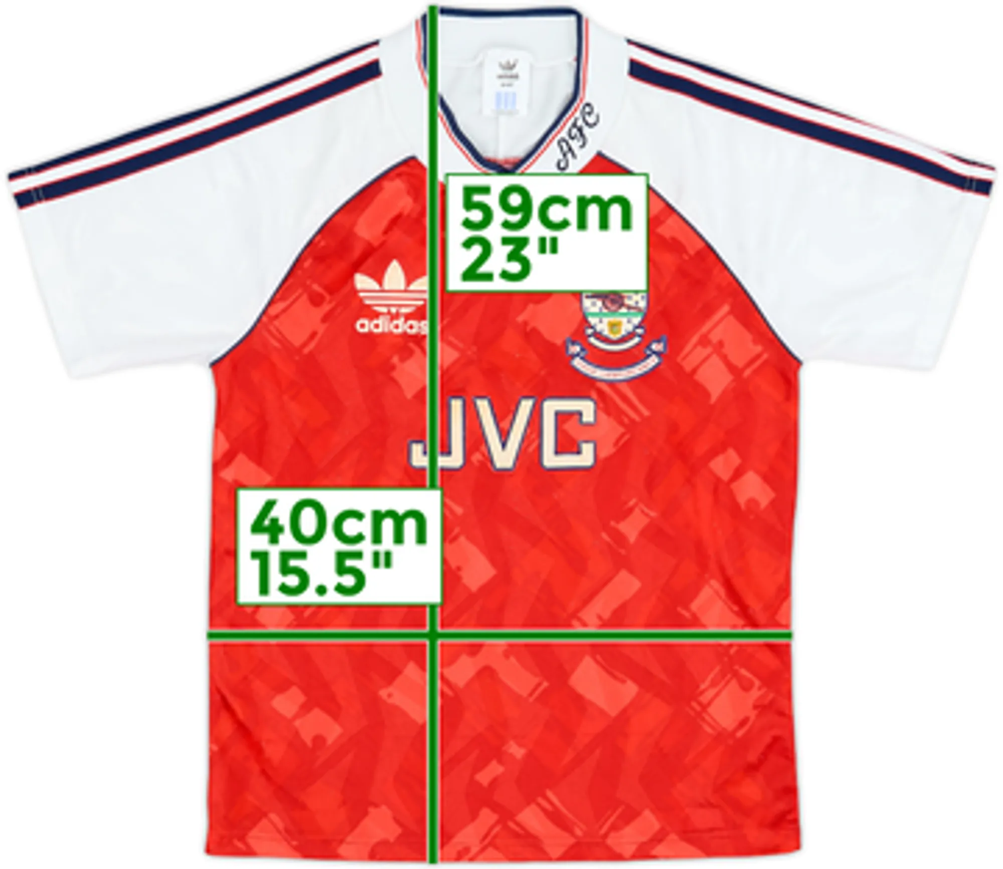 1990-92 Arsenal 'League Champions' Home Shirt - 7/10 - (M.Boys)