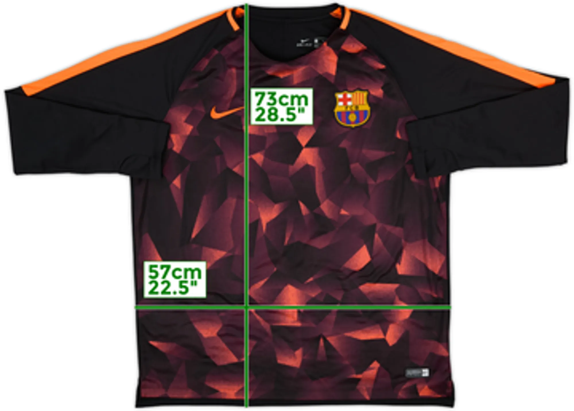 2017-18 Barcelona Nike Training Top - 10/10 - (XL)