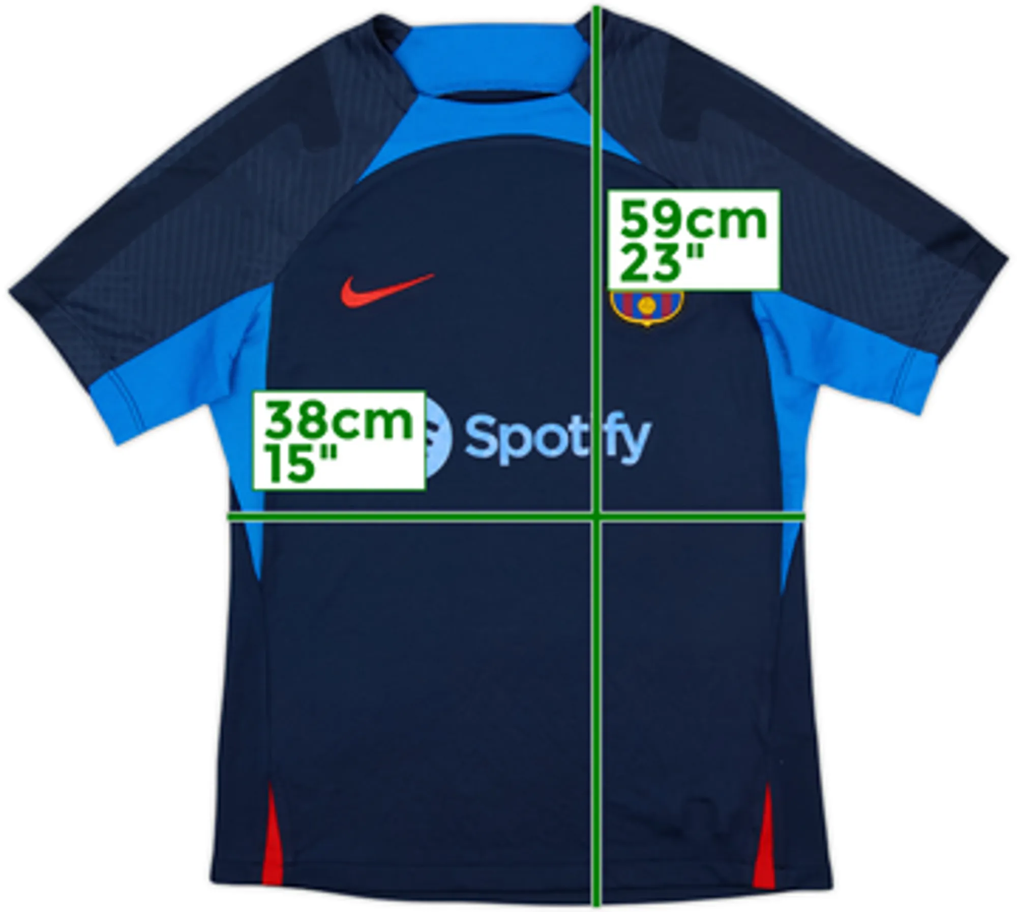 2022-23 Barcelona Nike Training Shirt - 9/10 - (L.Boys)