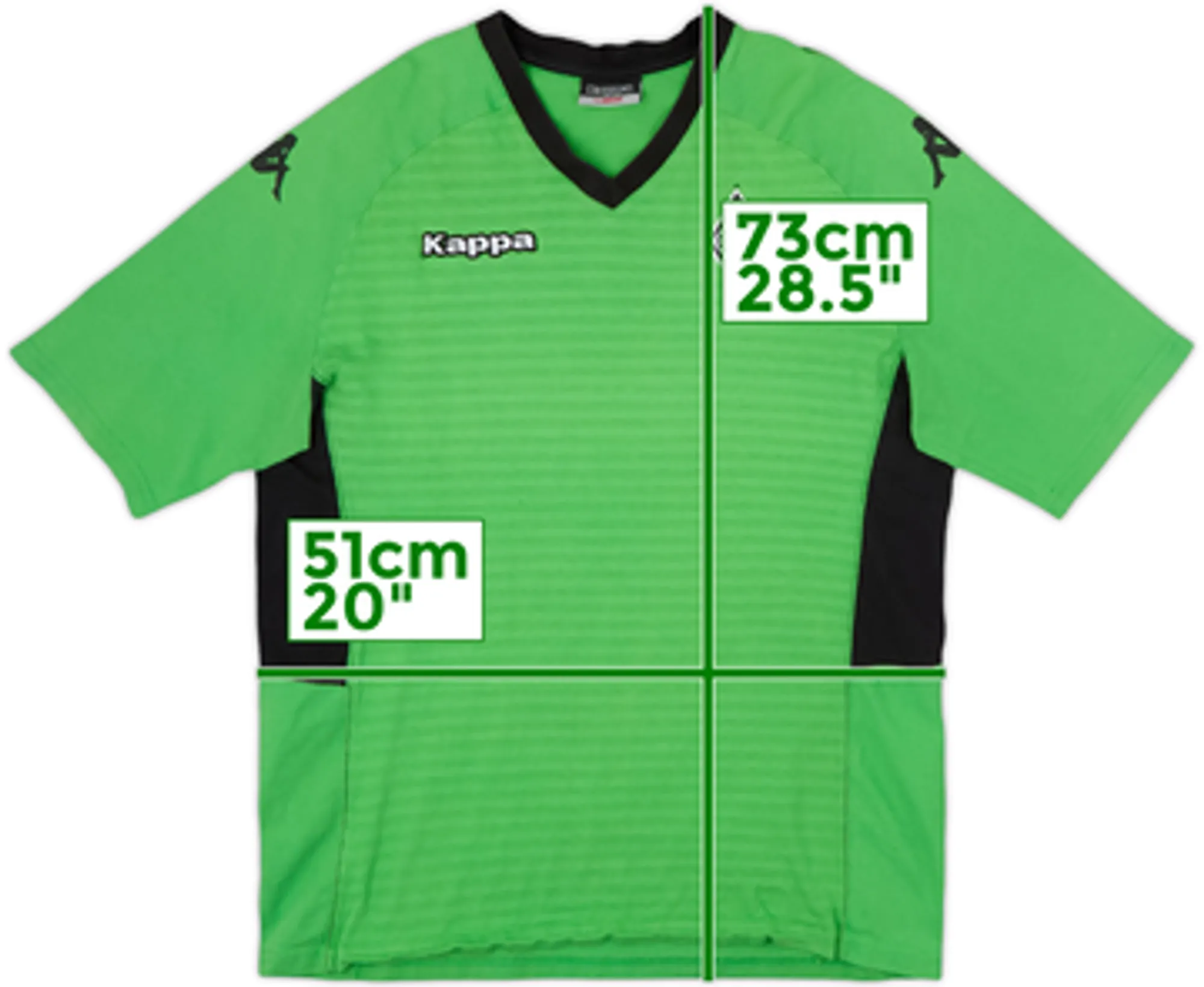 2014-15 Borussia Monchengladbach Kappa Cotton Tee - 5/10 - (L)
