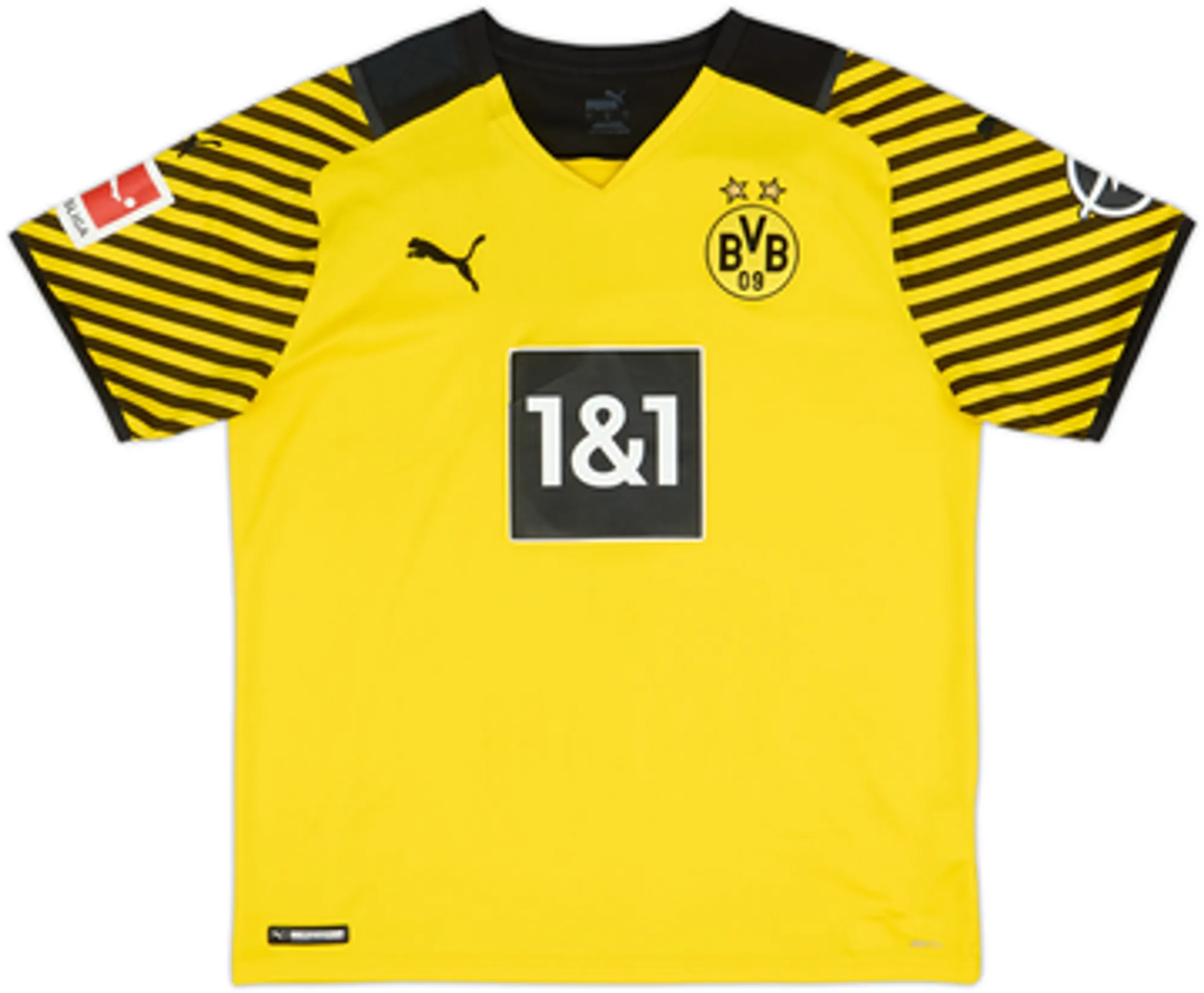 2021-22 Borussia Dortmund Home Shirt Haaland #9 - 9/10 - (L)
