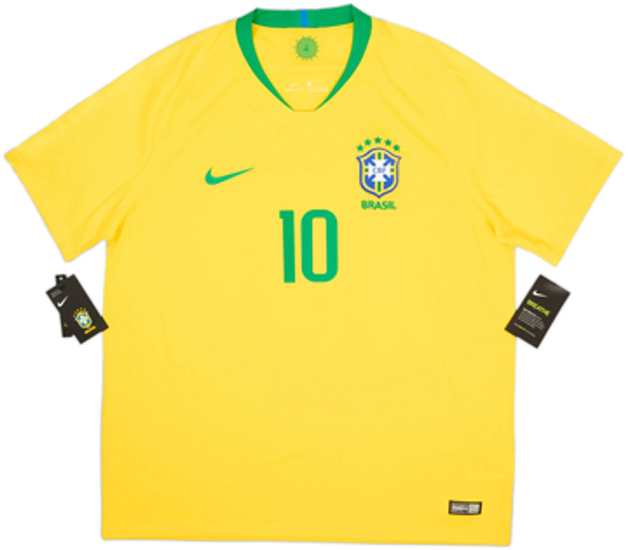2018-19 Brazil Home Shirt Neymar Jr #10 (M)