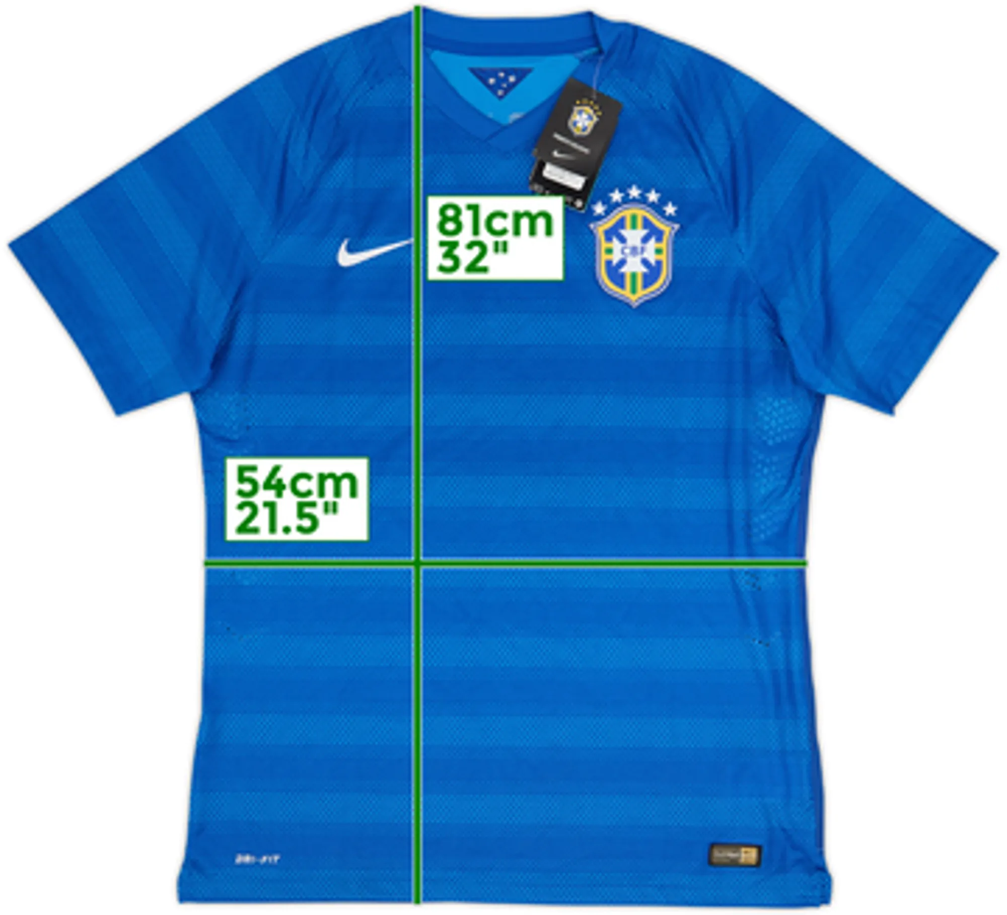 2014-15 Brazil Authentic Away Shirt (XL)
