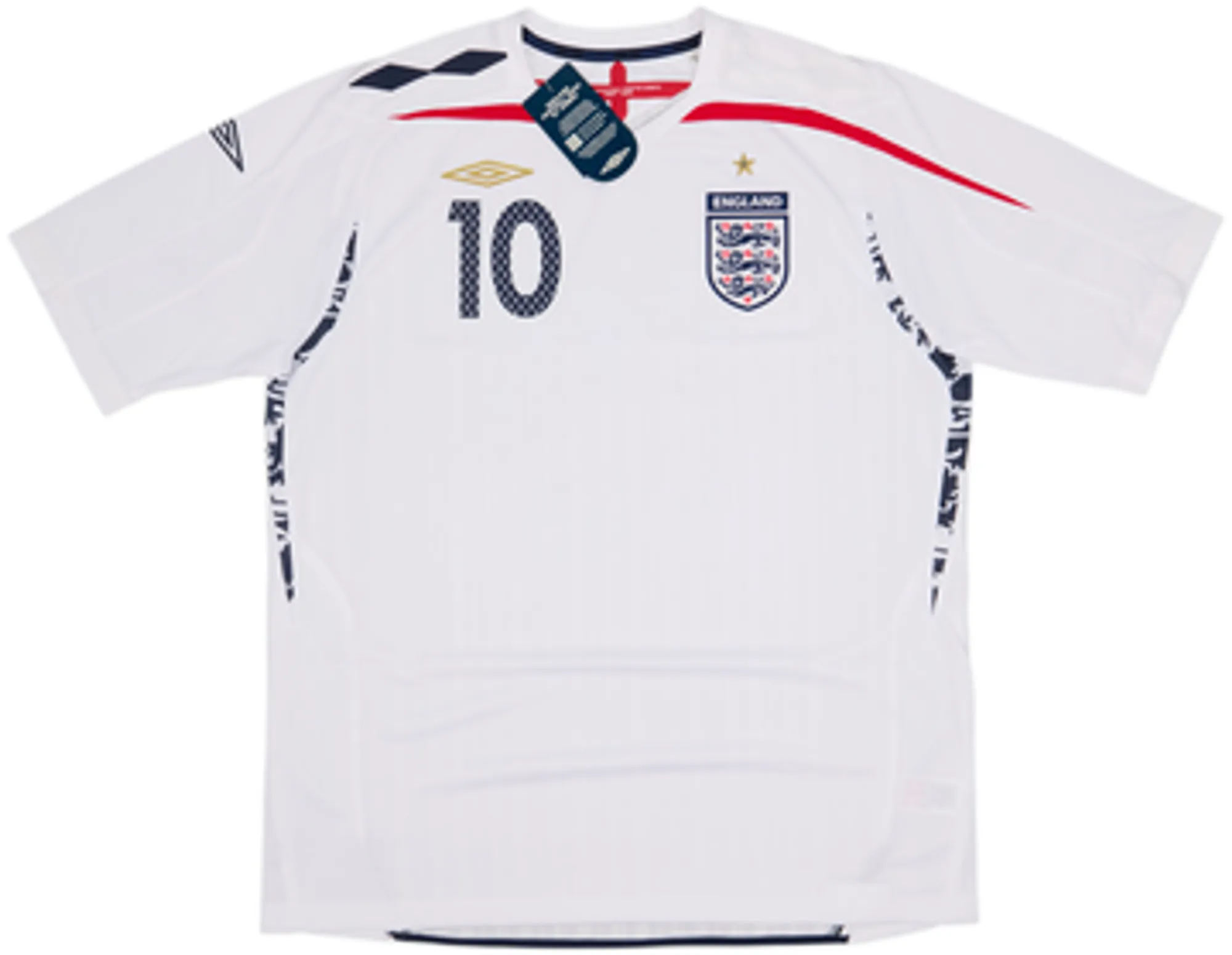 2007-09 England Home Shirt Owen #10 (XL)