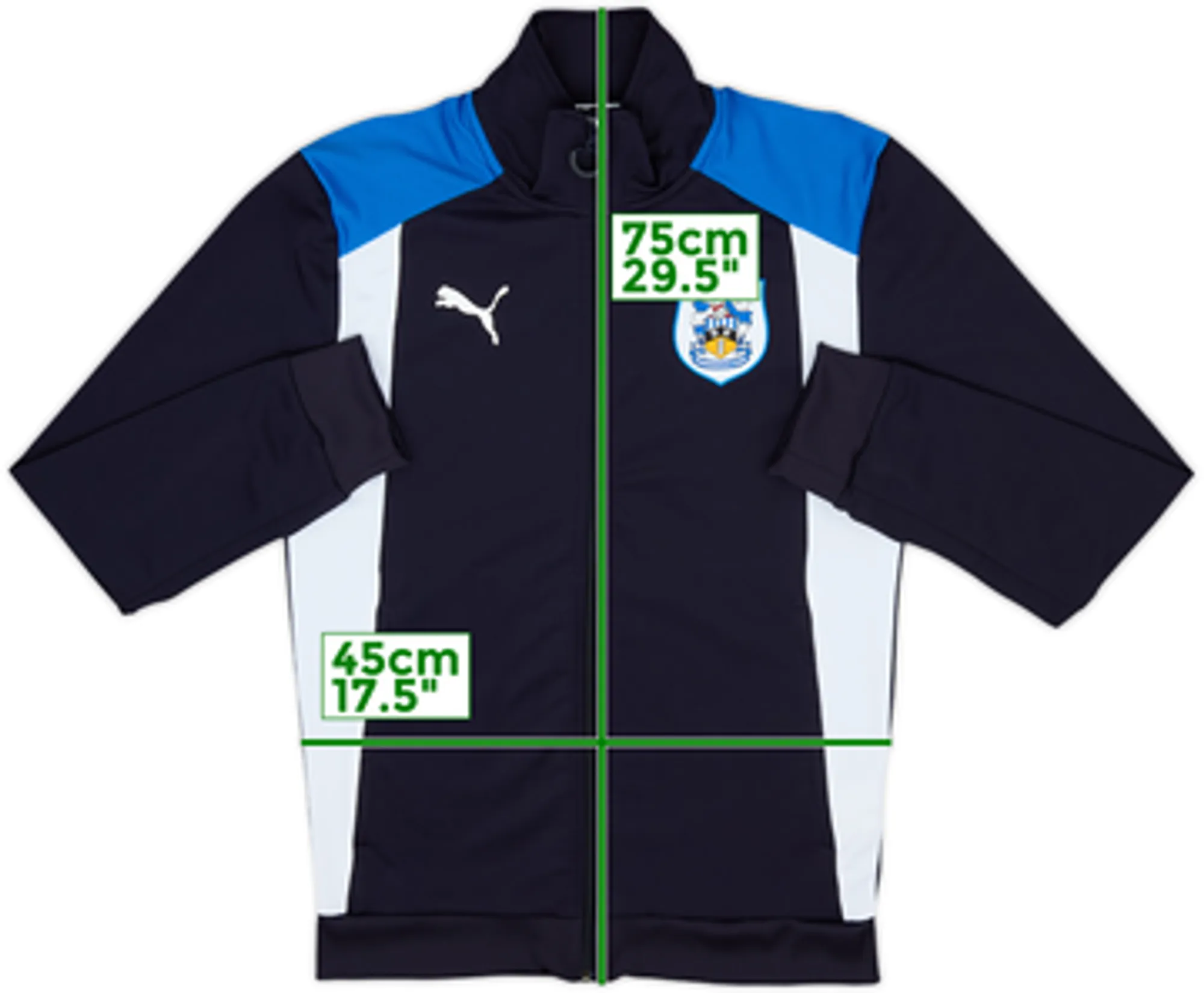 2016-17 Huddersfield Puma Track Jacket - 9/10 - (M)